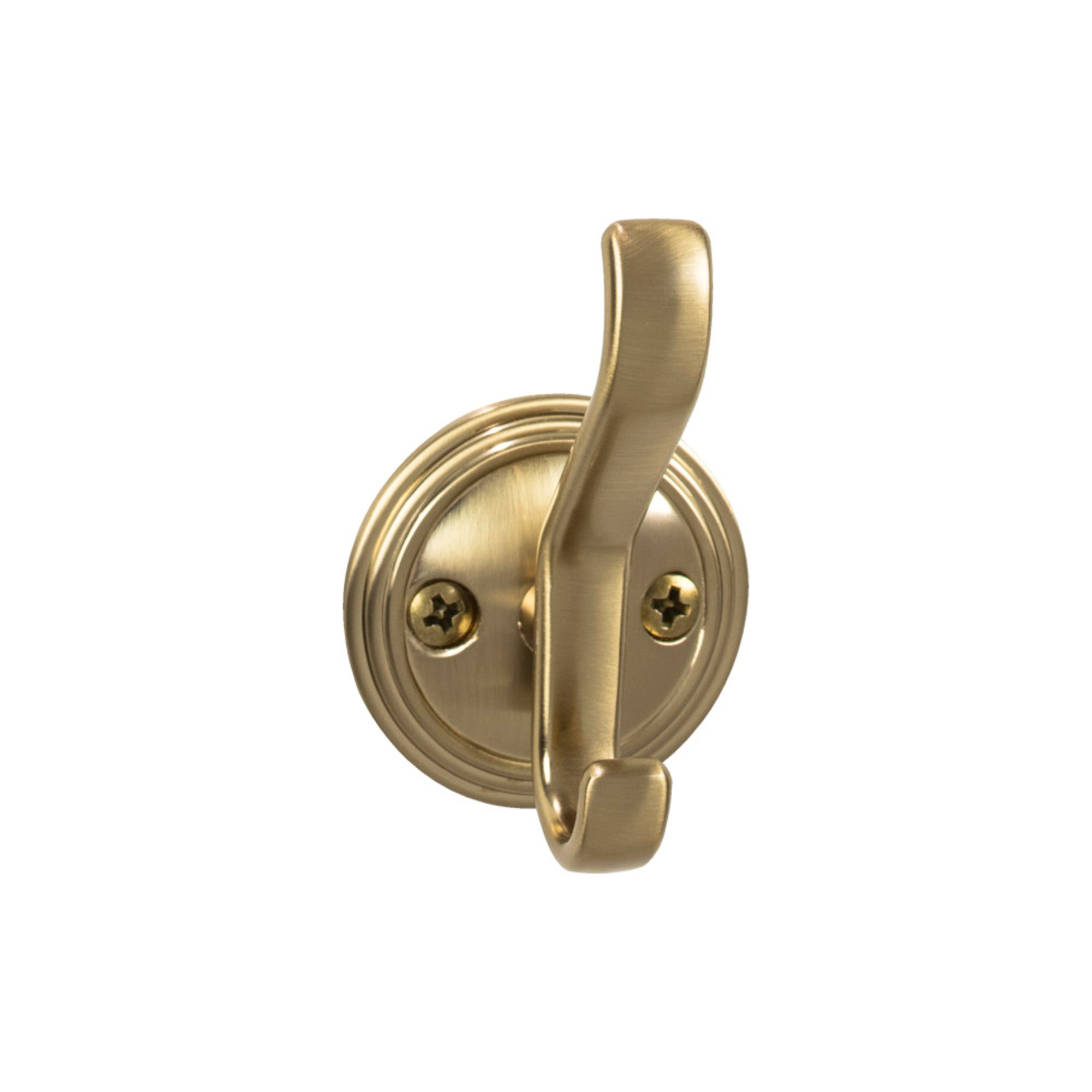 Reeded 3 1/8" Wall Hooks - Honey Bronze