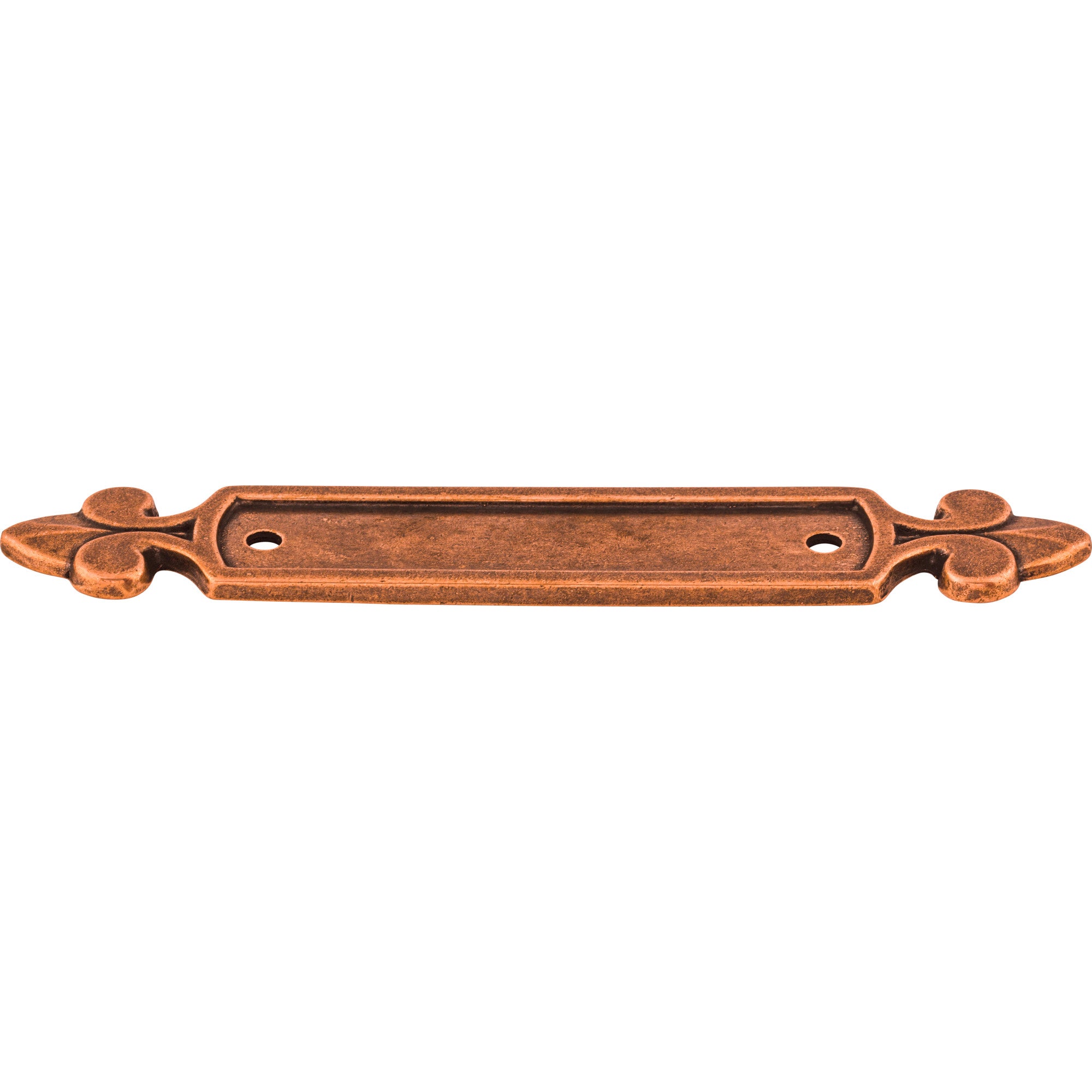 Dover Backplate 2 1/2" Center to Center Pull Backplate - Old English Copper