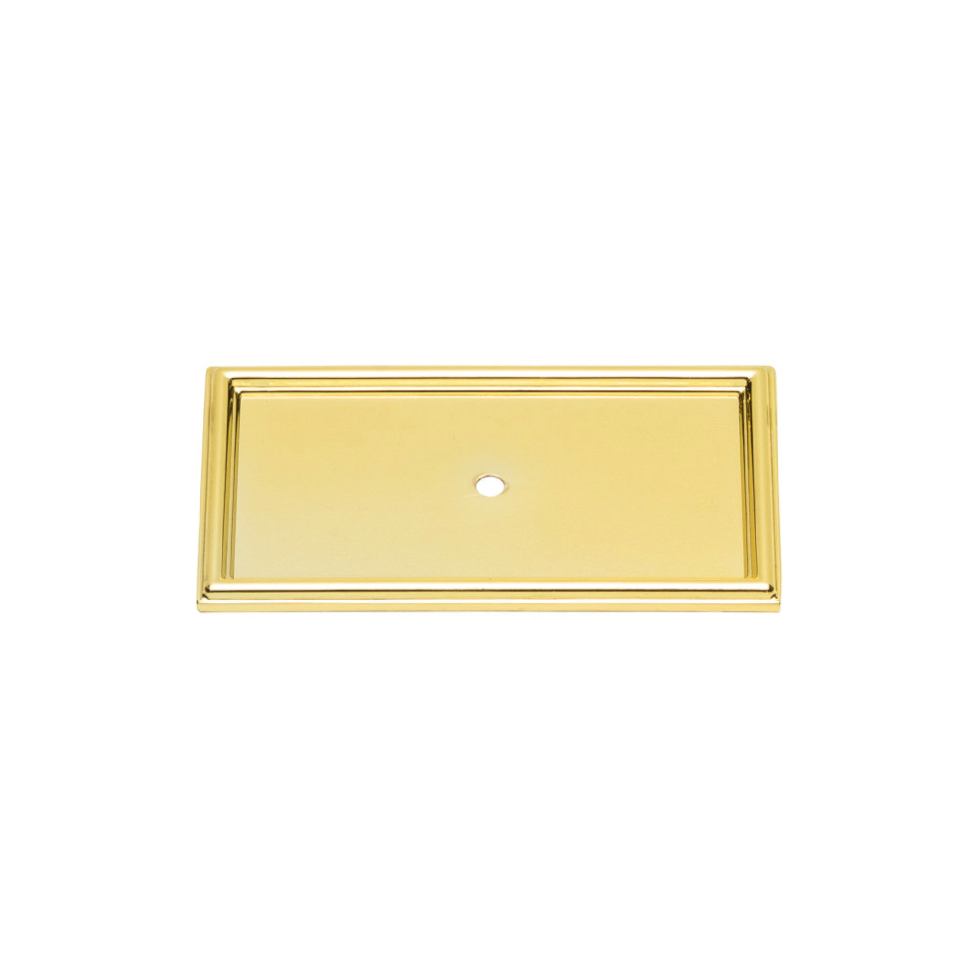 Campaign Rope Knob Backplate - Polished Brass