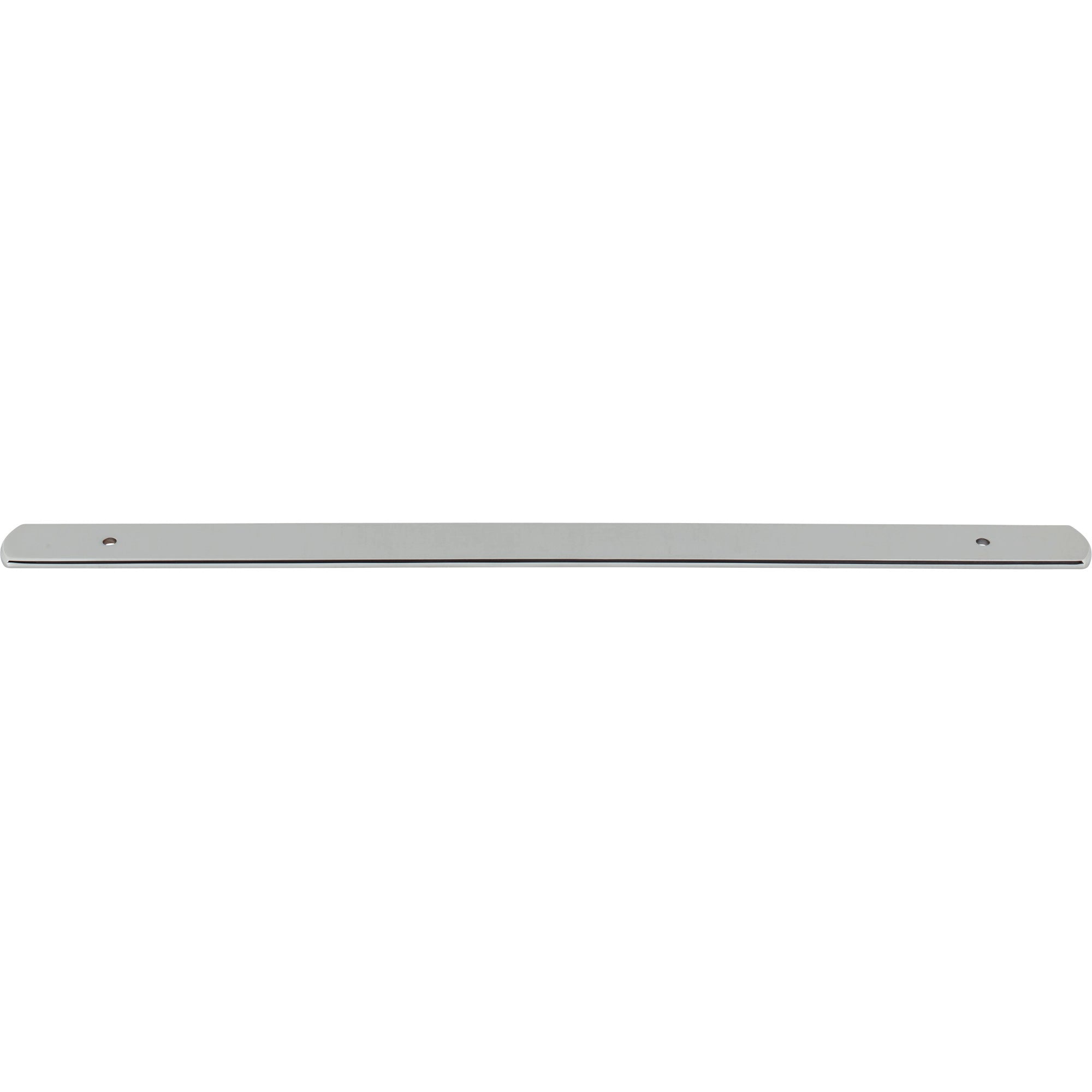 Wescott 12" Center to Center Pull Backplate - Polished Chrome