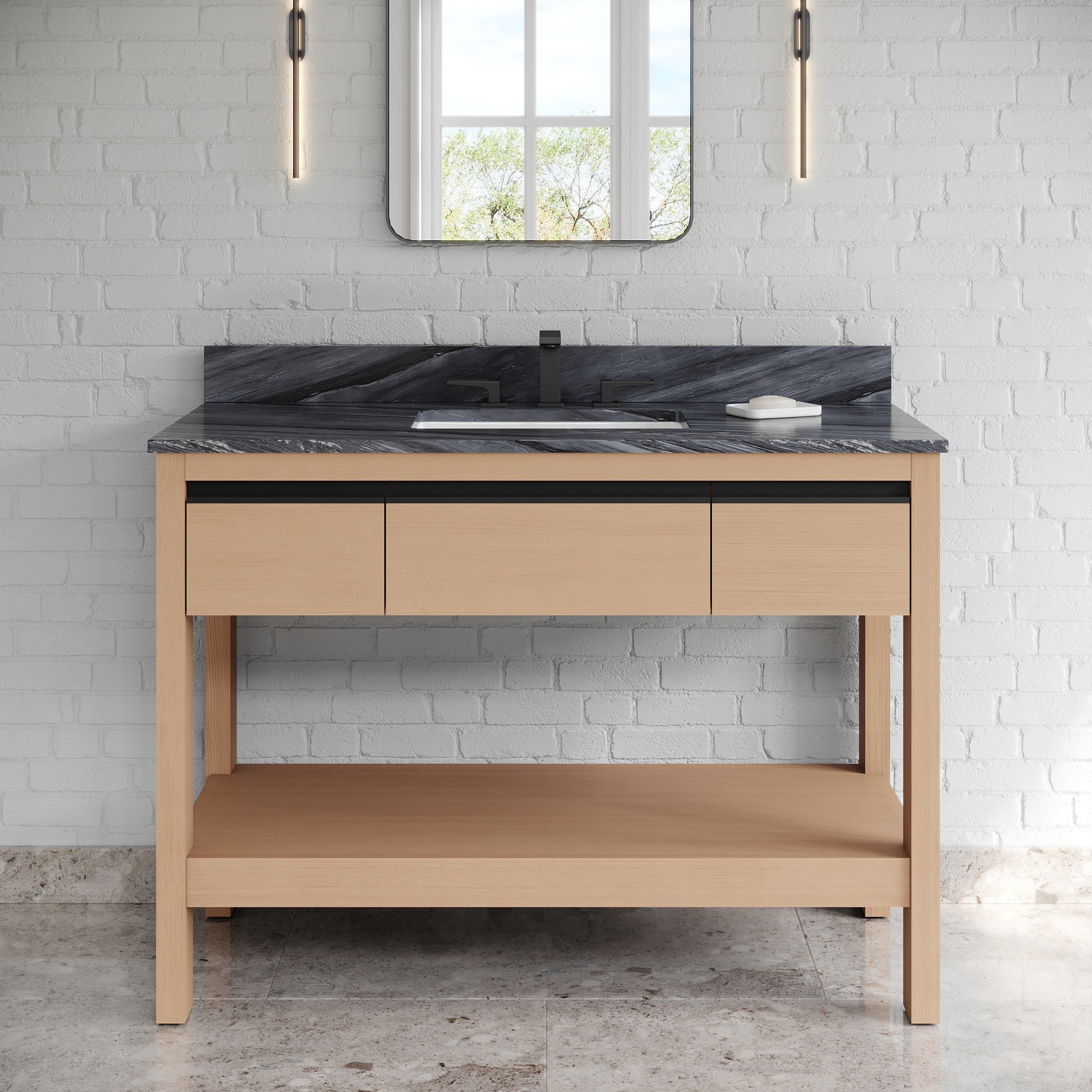 48" Jubilee Vanity – Natural Oak