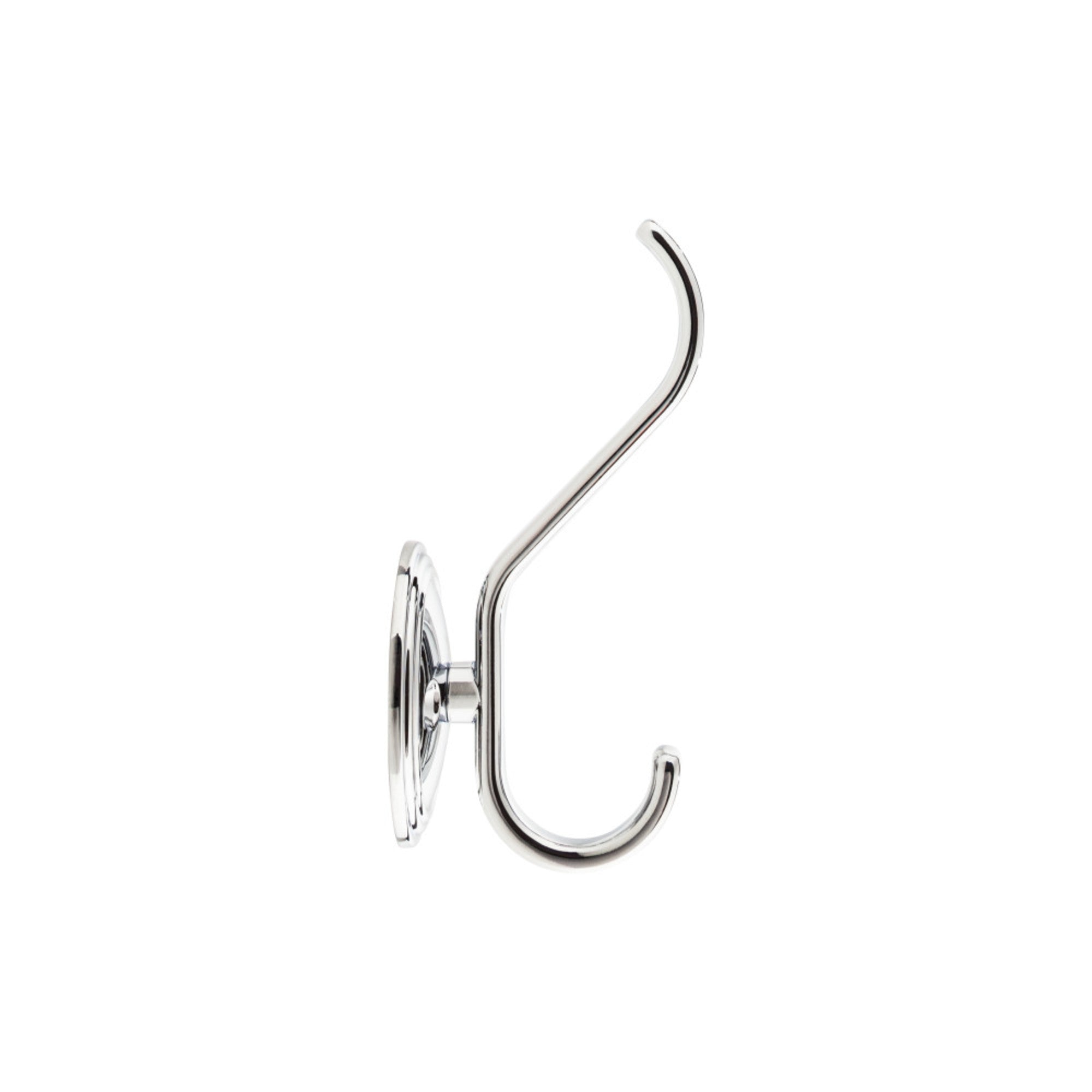 Reeded 4 11/16" Wall Hooks - Polished Chrome