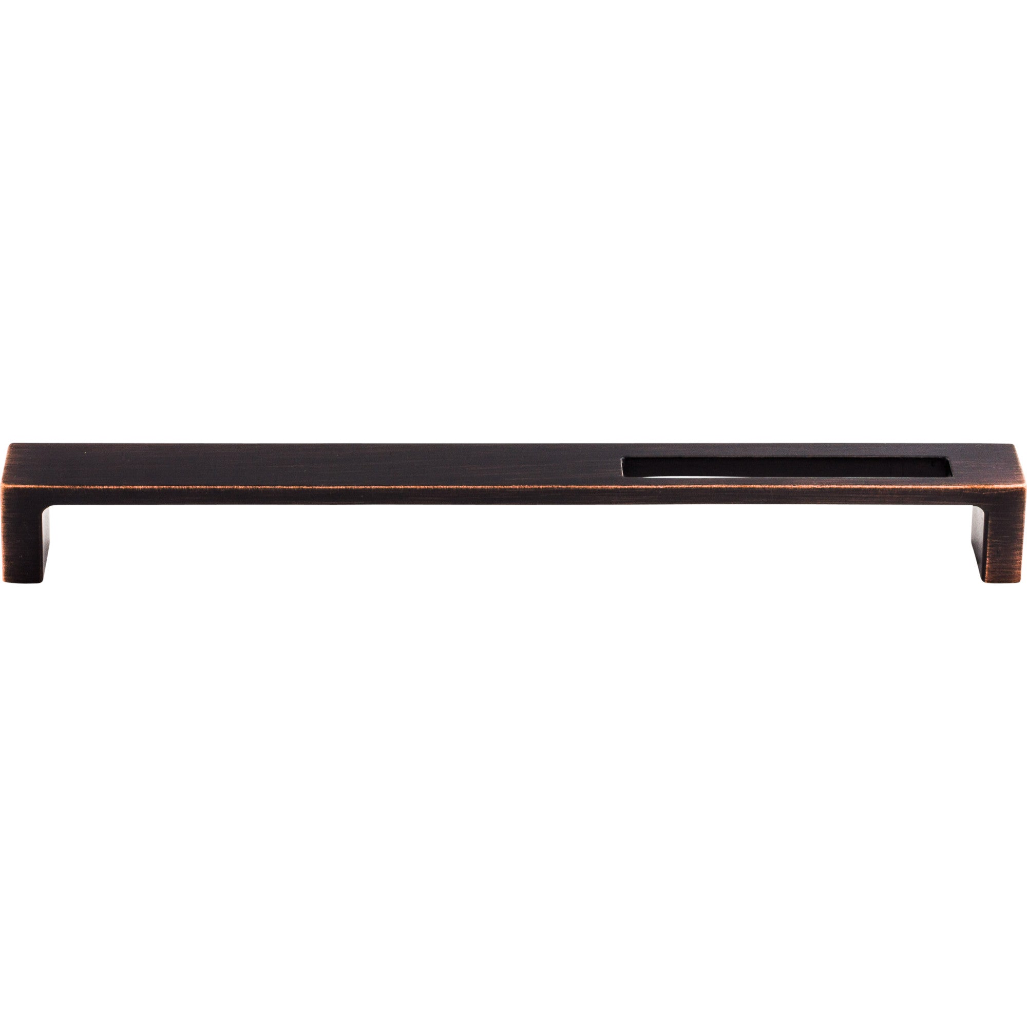 Modern Metro Slot Bar Pull - Tuscan Bronze