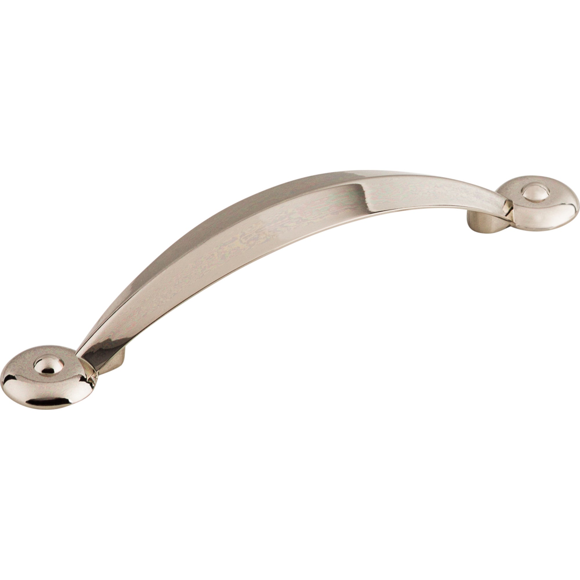 Angle 3 3/4" Center to Center Bar Pull - Polished Nickel
