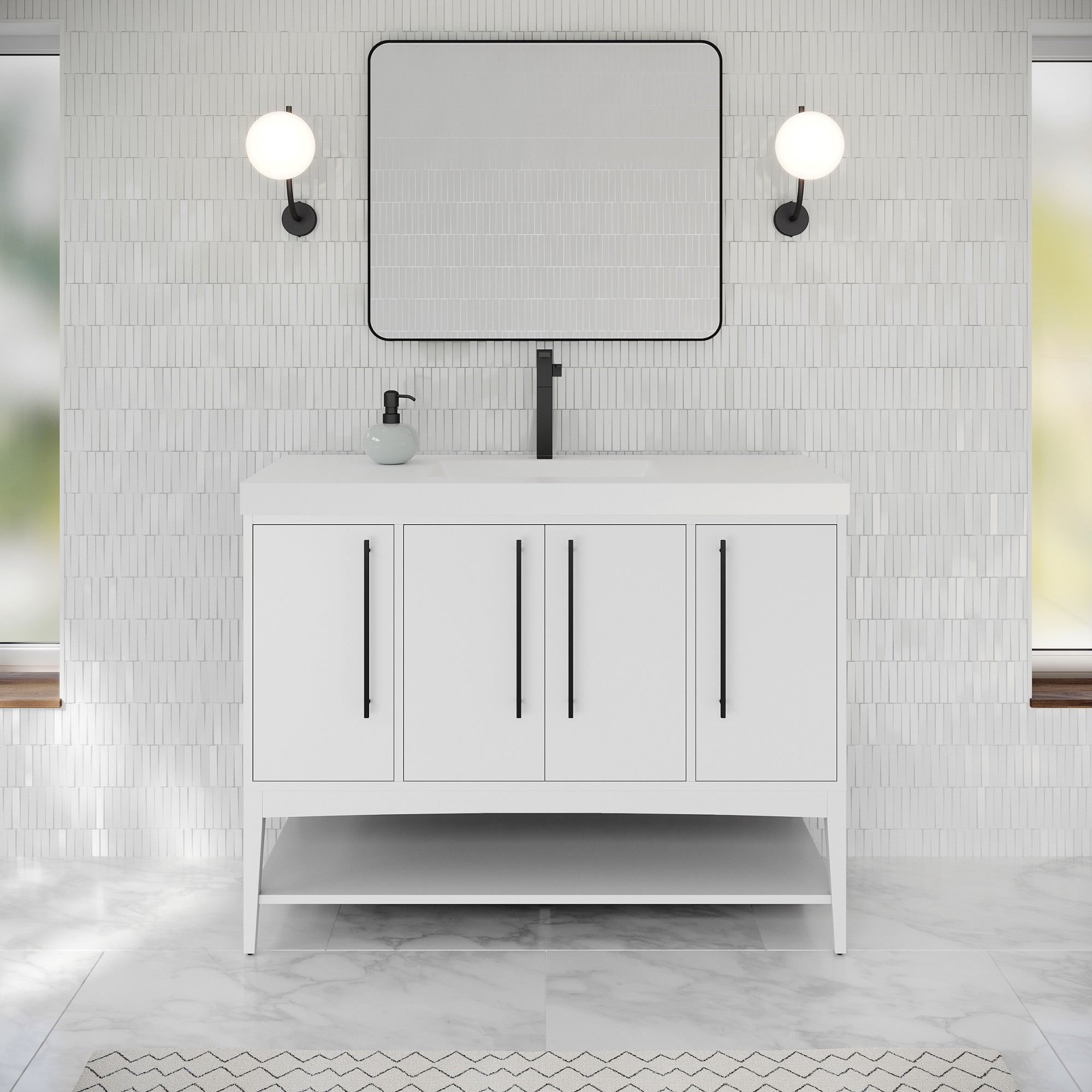 48" Tempest Vanity – White