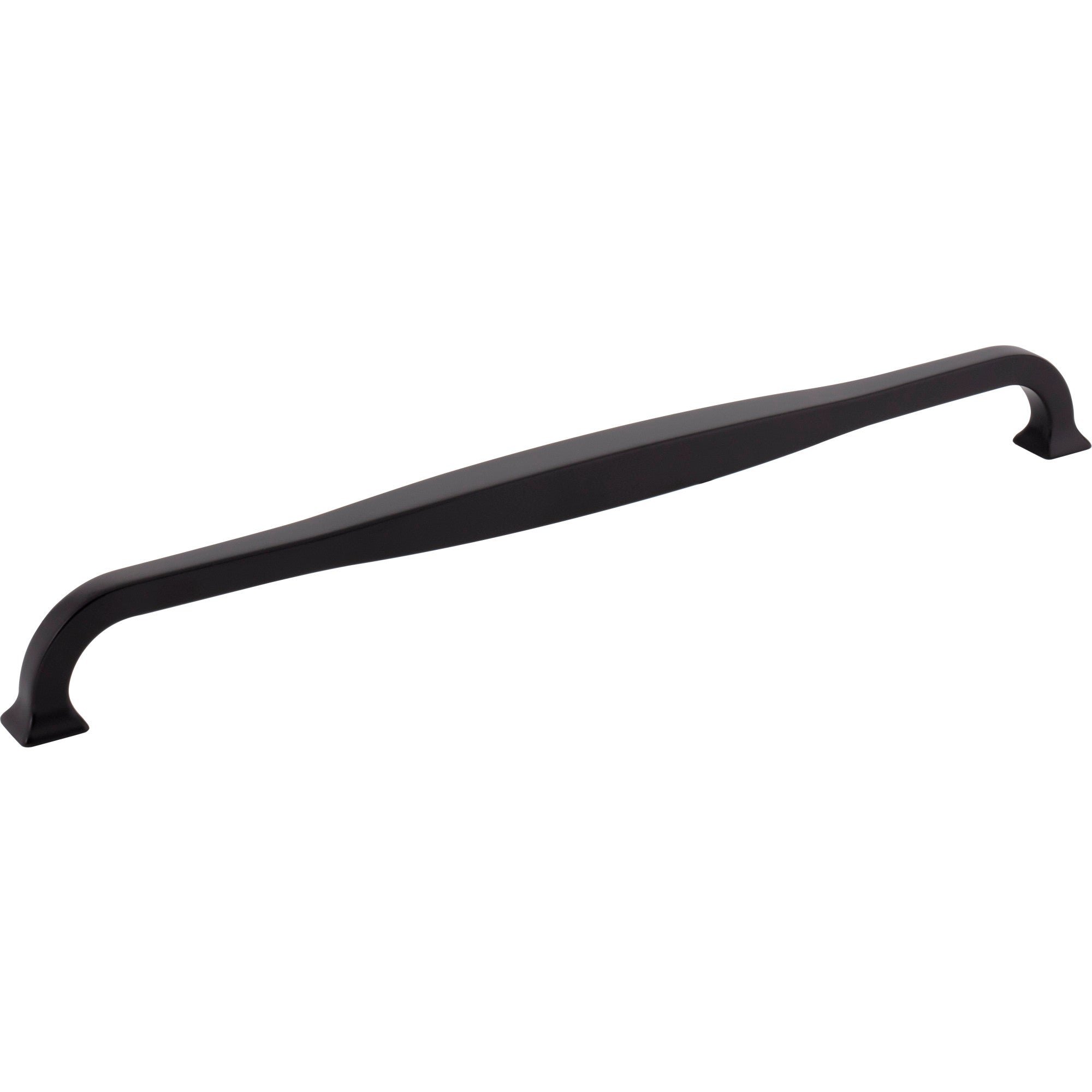 Contour 12" Center to Center Bar Pull - Flat Black