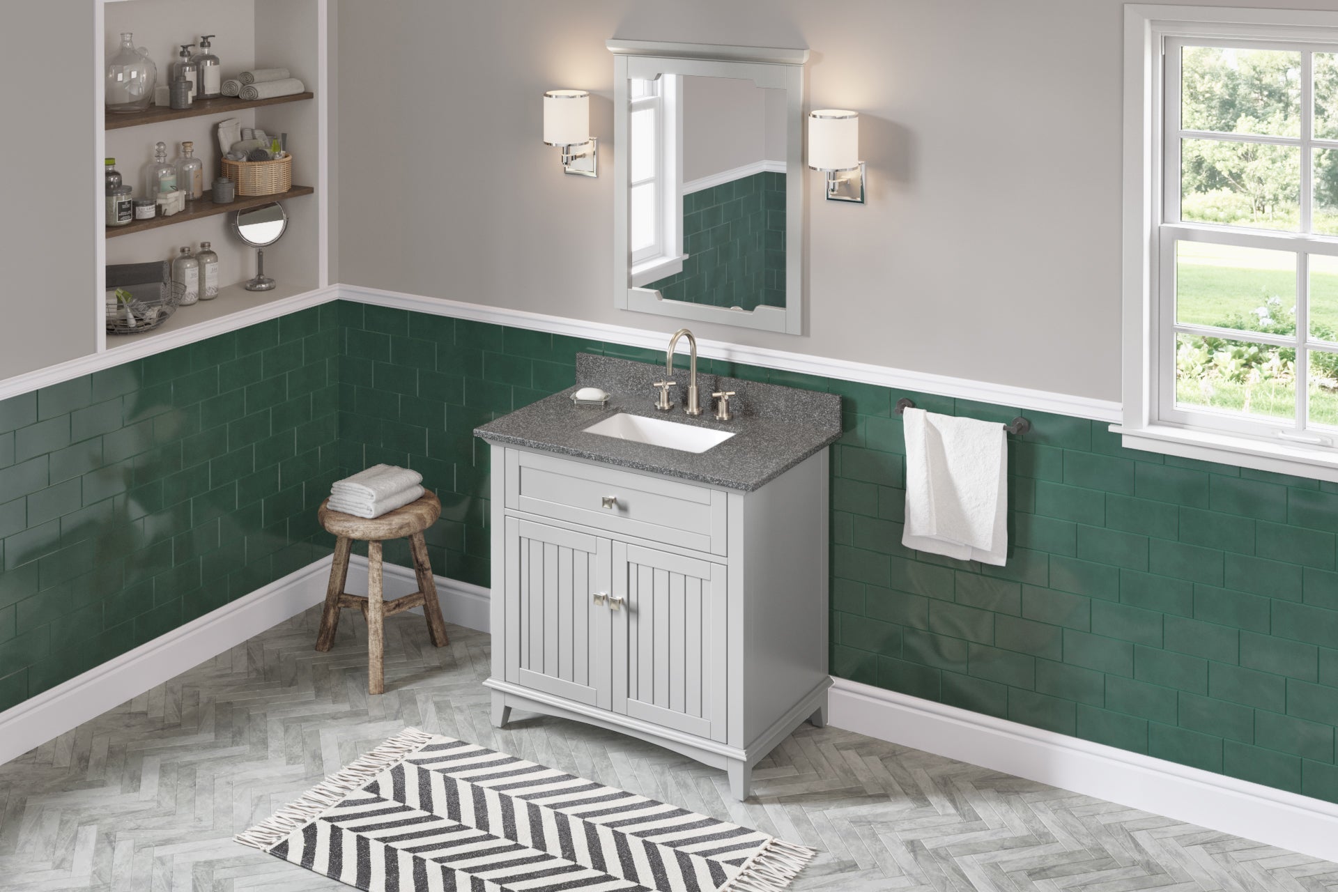 36" Savino Vanity – Grey