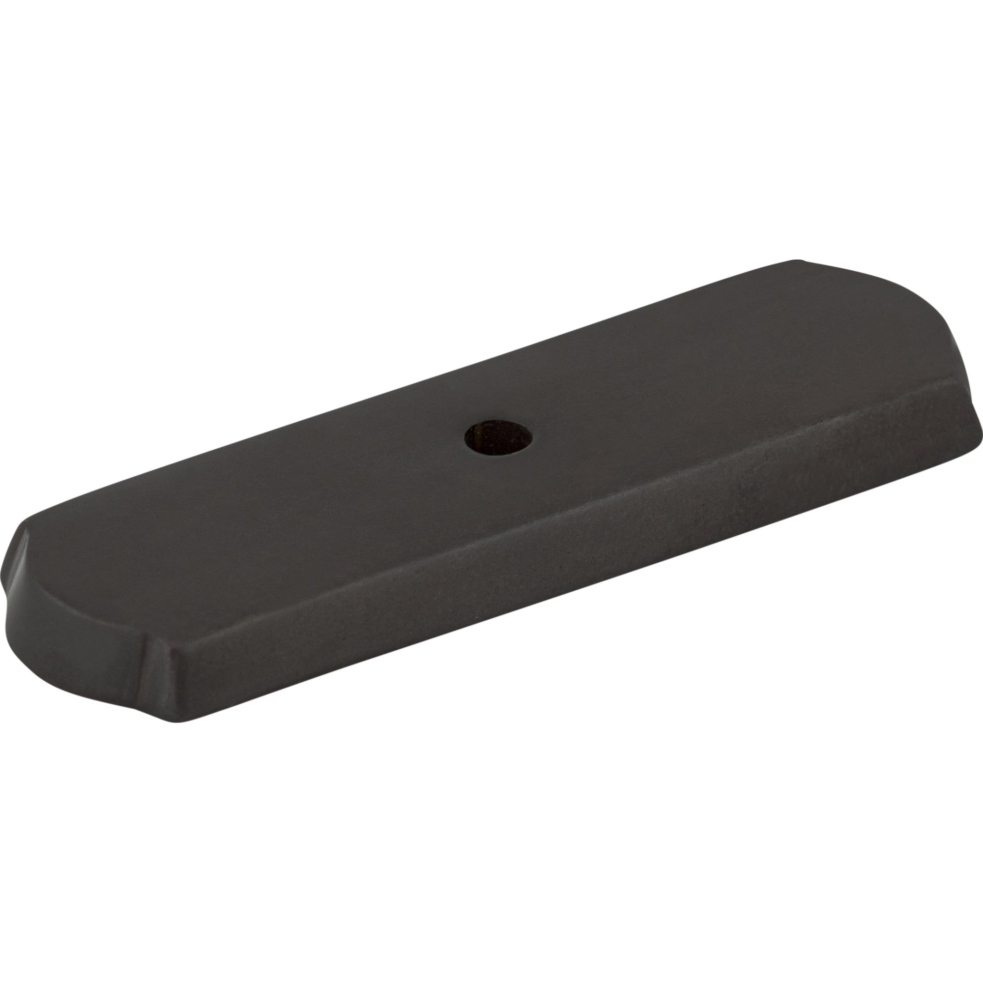 Aspen Rectangle Knob Backplate - Medium Bronze