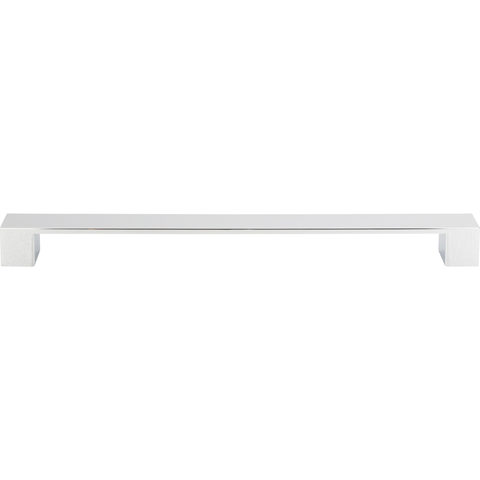 Wide Square Bar Pull - Polished Chrome