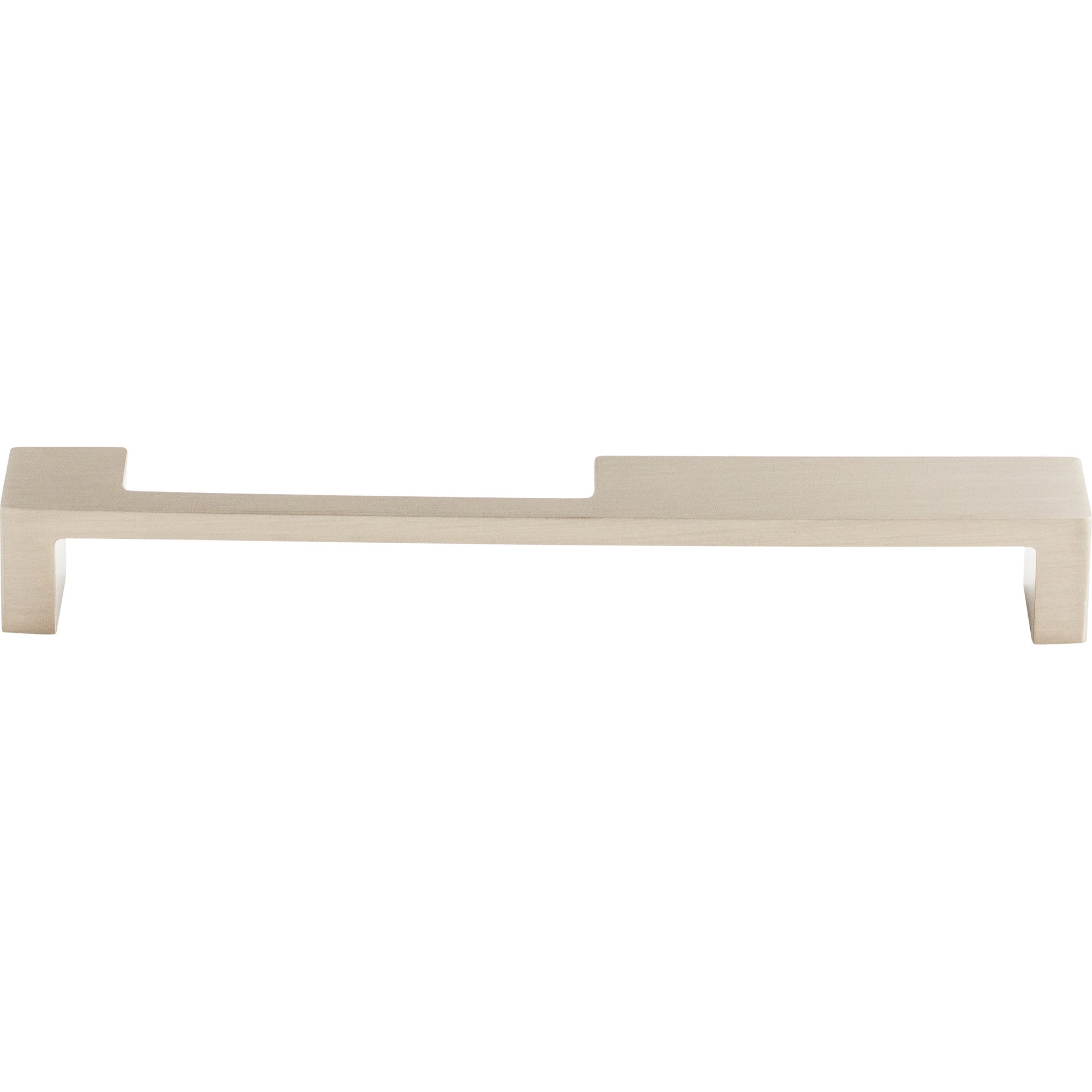 Modern Metro Notch Pull B Bar Pull - Brushed Satin Nickel