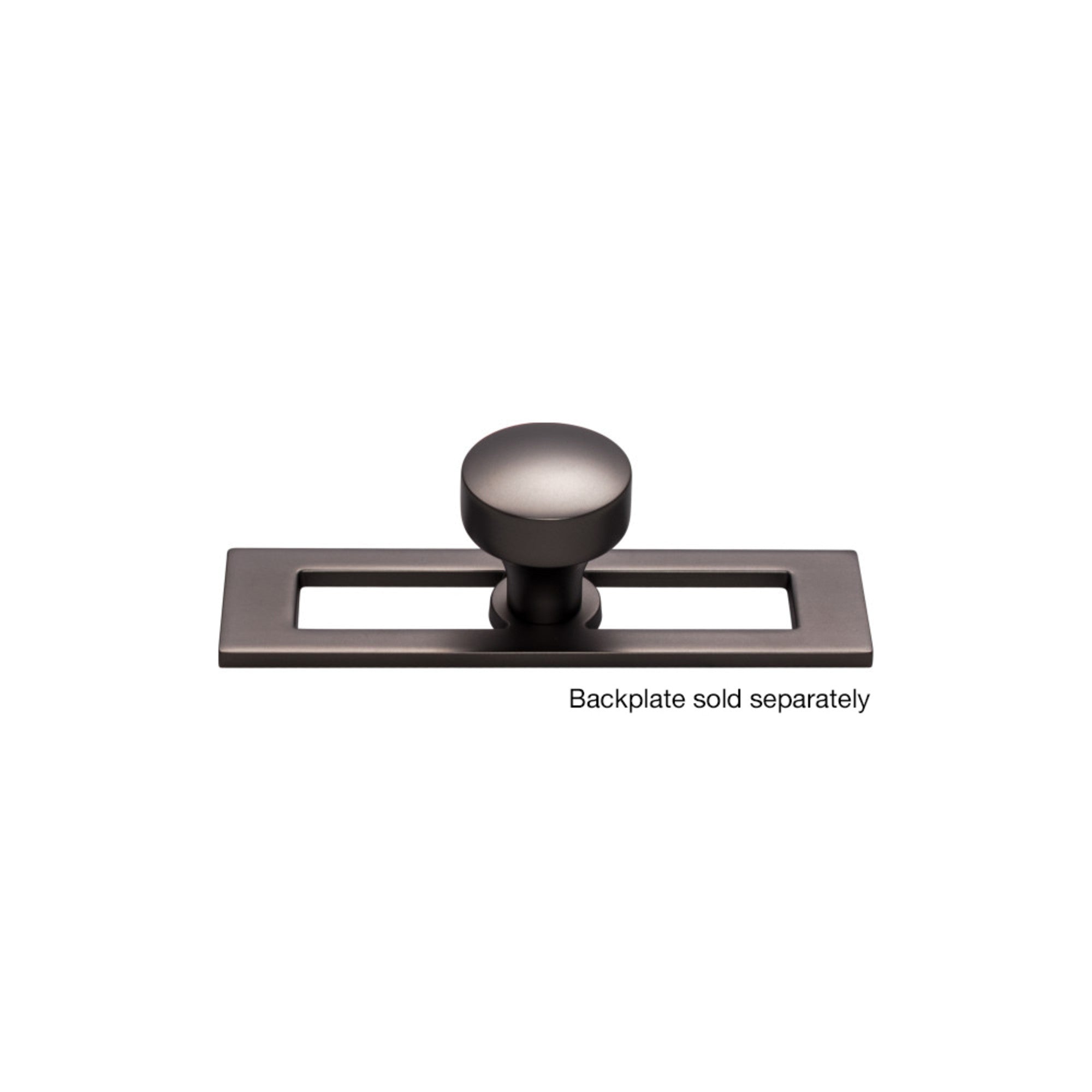 Kinney 1 1/8" Diameter Round Knob - Ash Gray