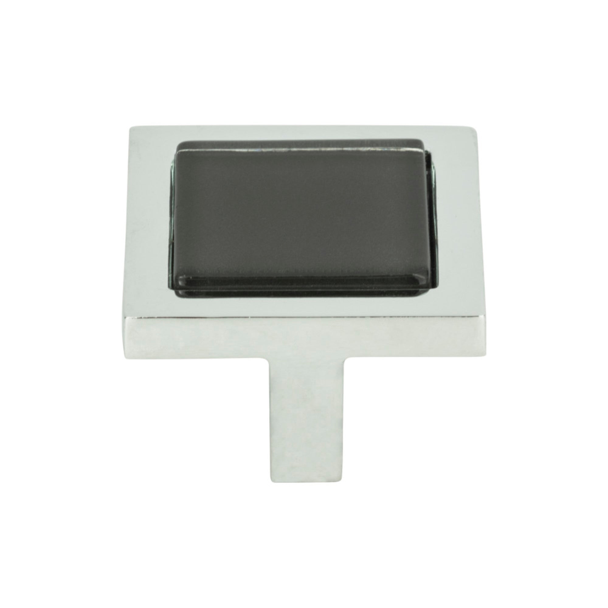 Spa Square Knob - Polished Chrome