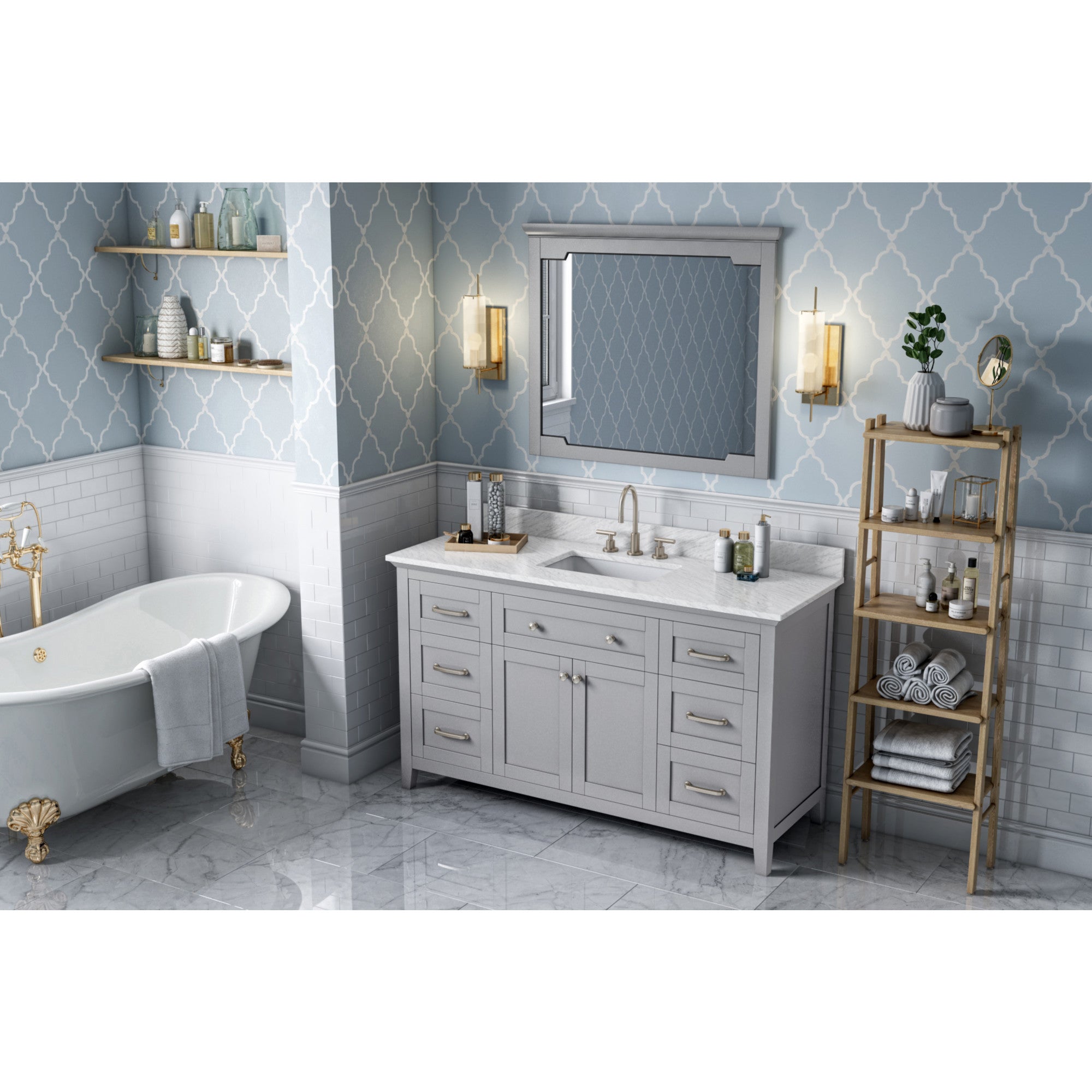 60" Chatham Vanity – Grey