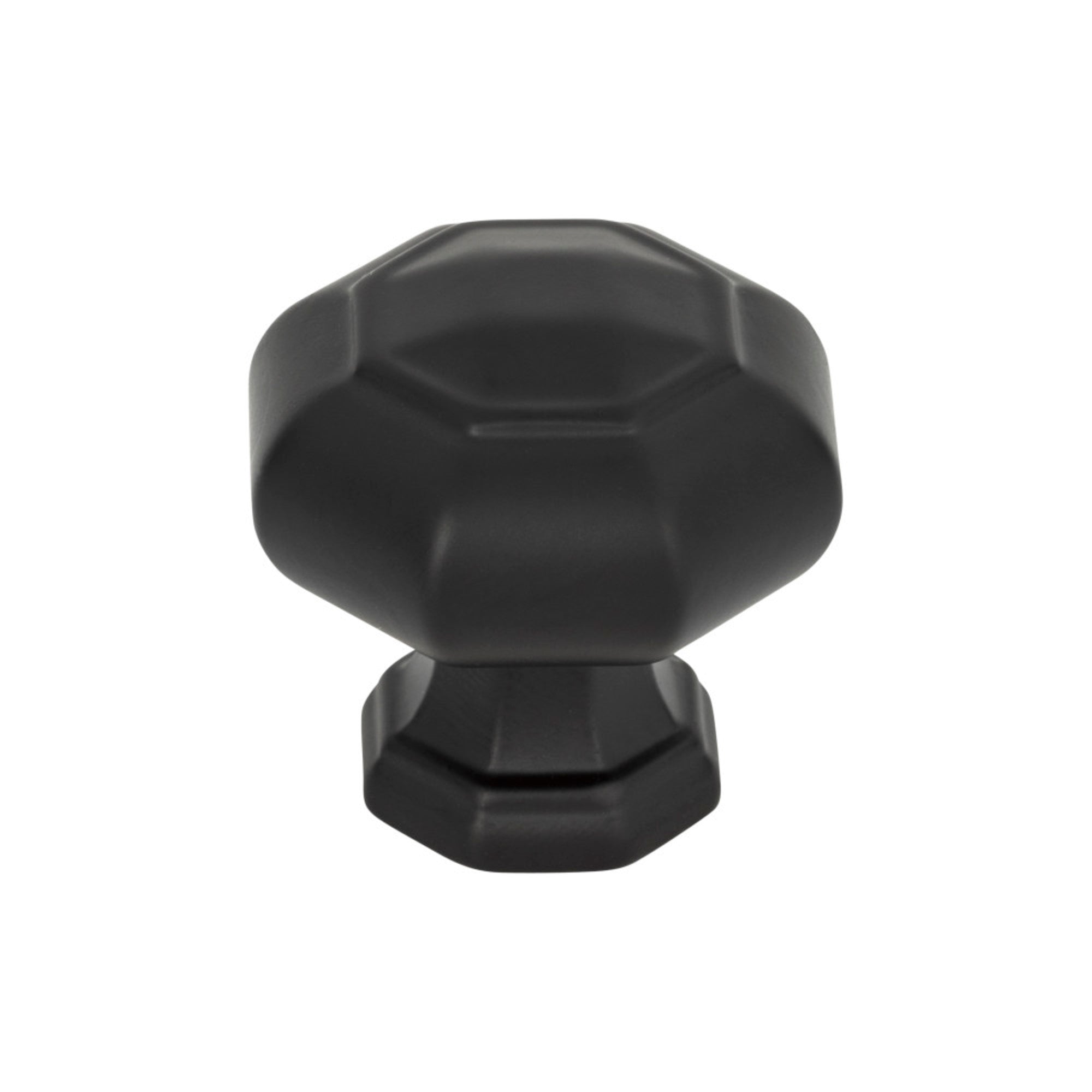 Royals Round Knob - Matte Black