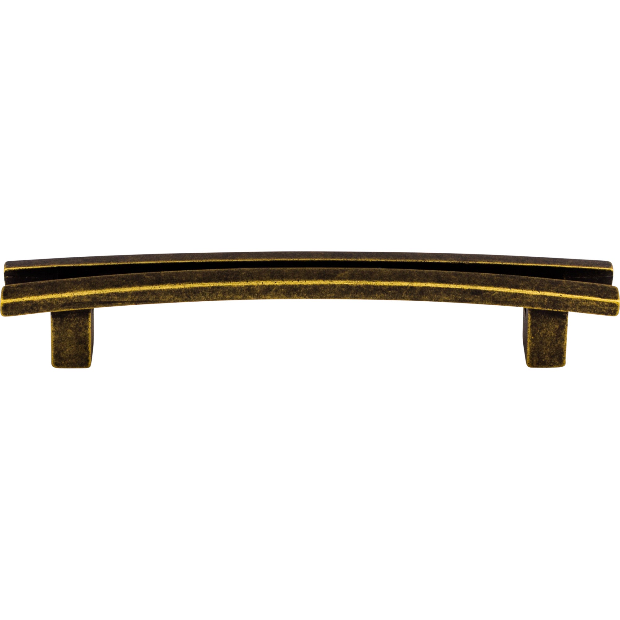 Flared 5" Center to Center Bar Pull - German Bronze