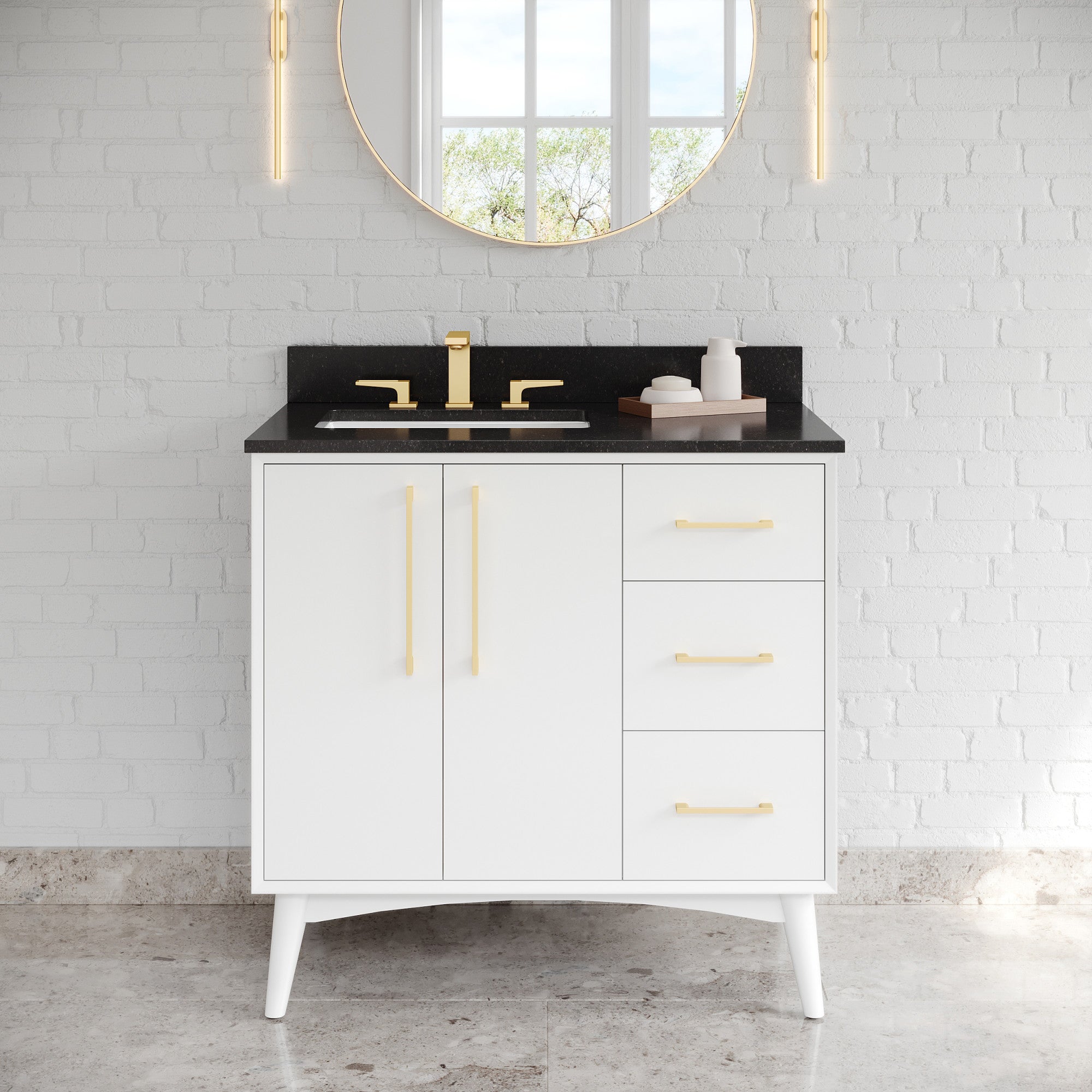 36" Dashwood Vanity – White