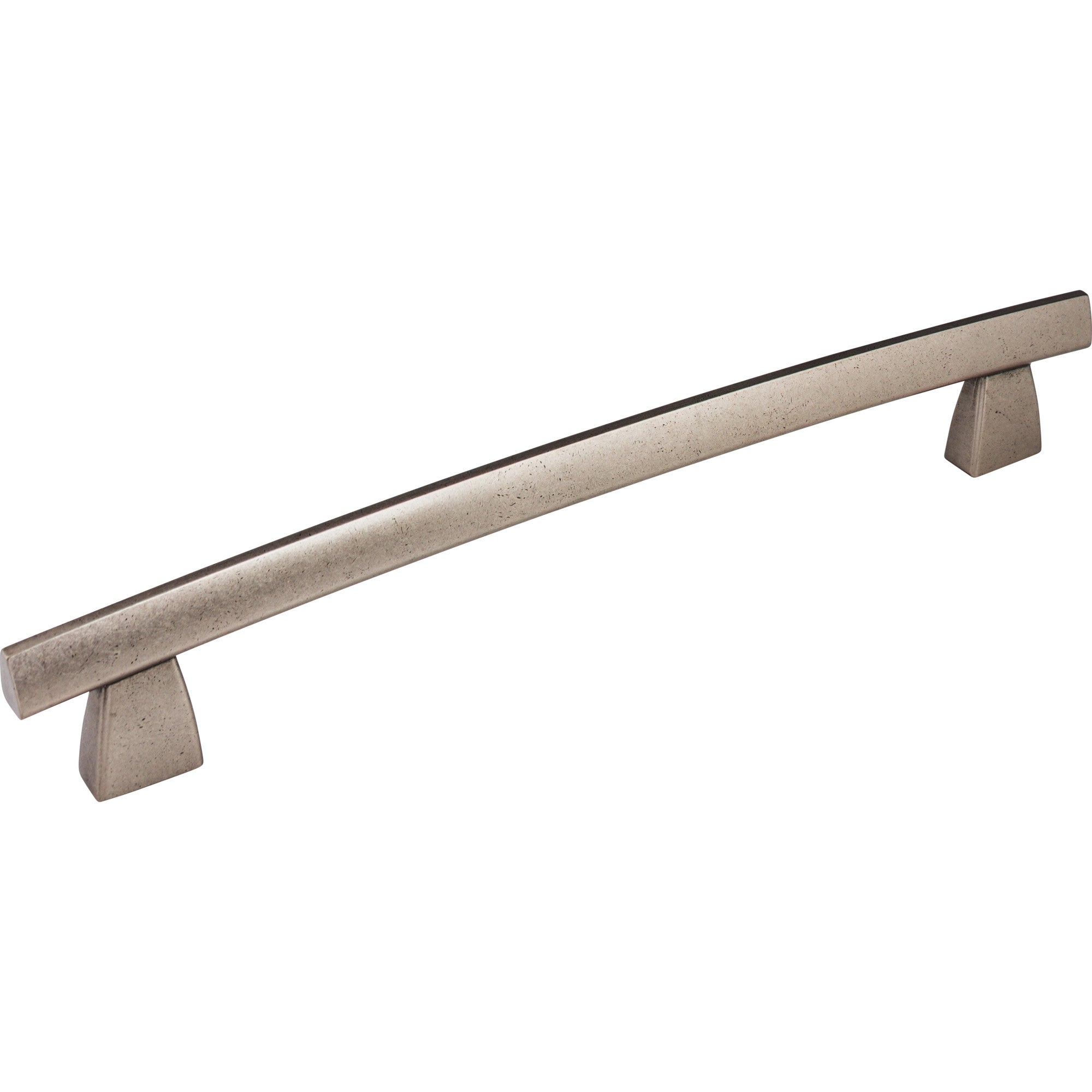 Arched 12" Center to Center Appliance Pull - Pewter Antique
