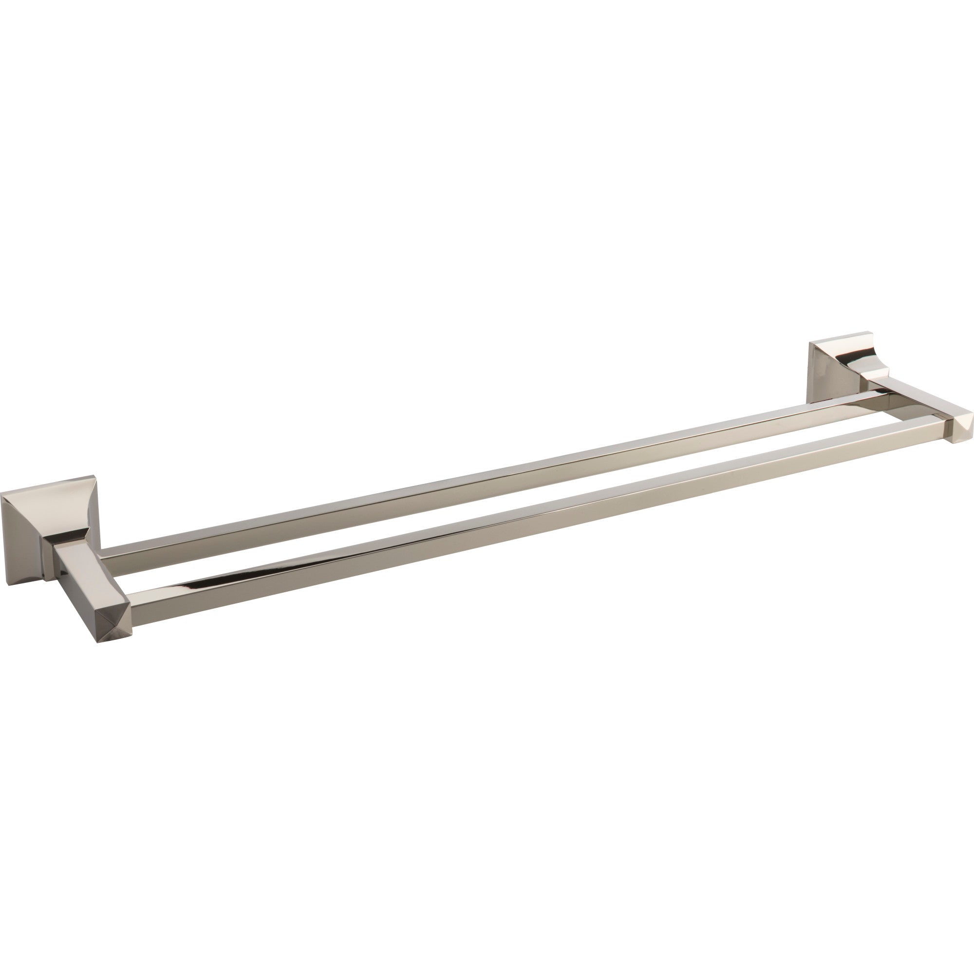 Gratitude Double 23 1/2" Wall Mounted  Towel Bar - Polished Nickel