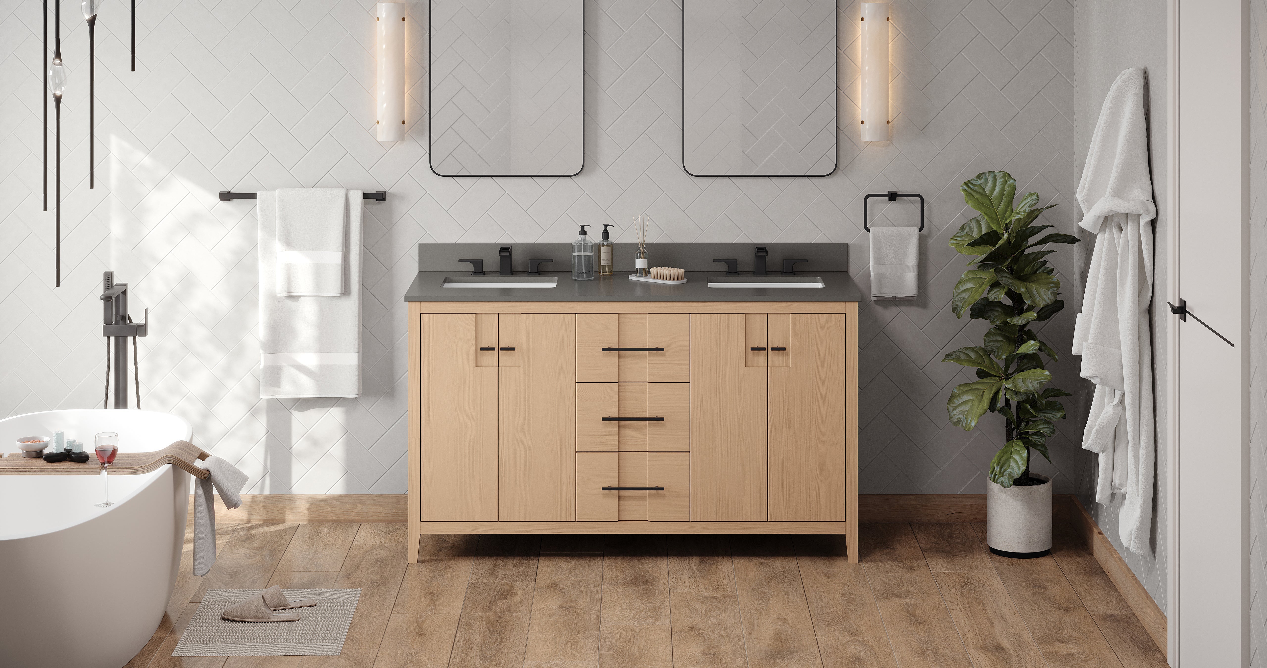 60" Katara Vanity – Double Bowl