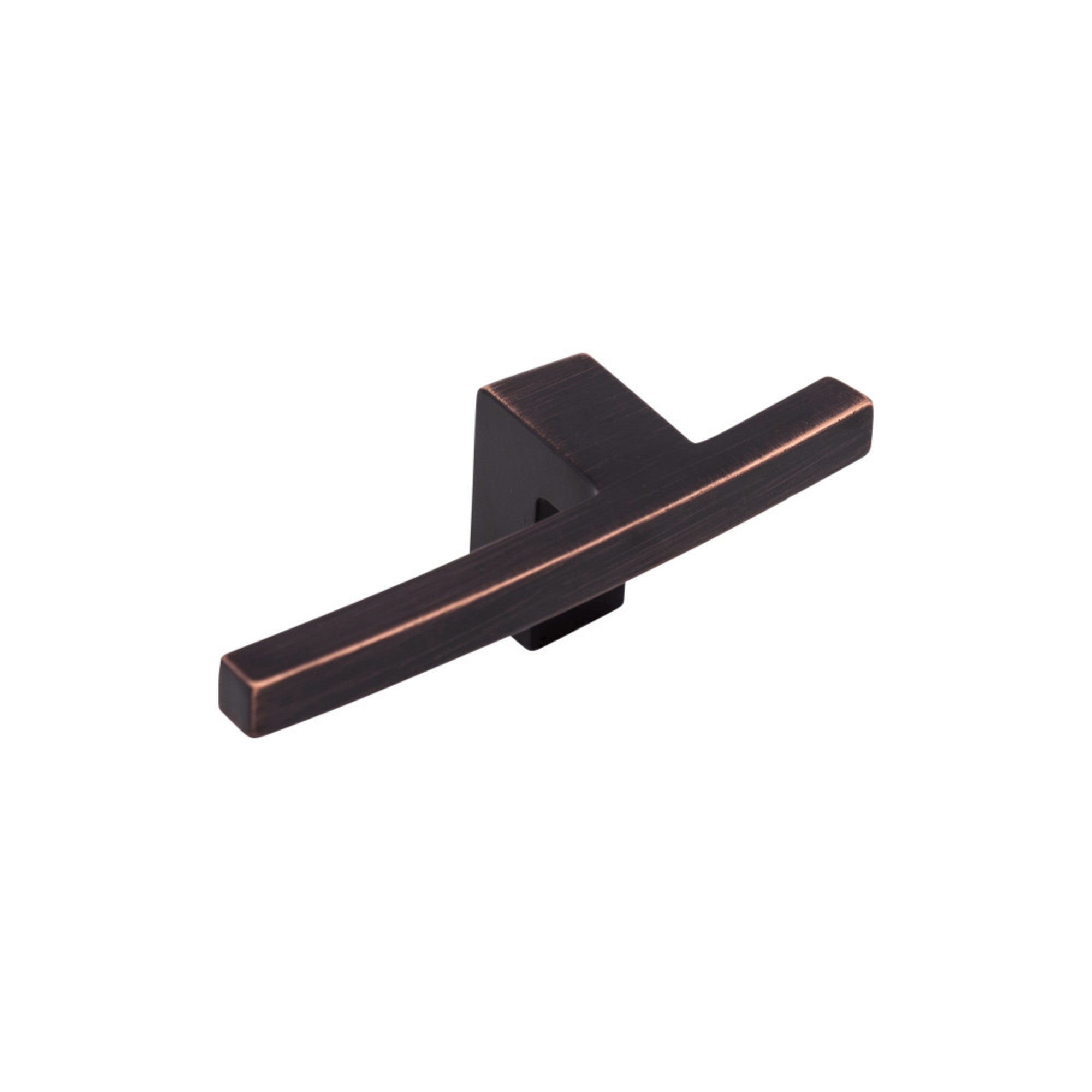 Slanted B 3" Length Geometric Knob - Tuscan Bronze