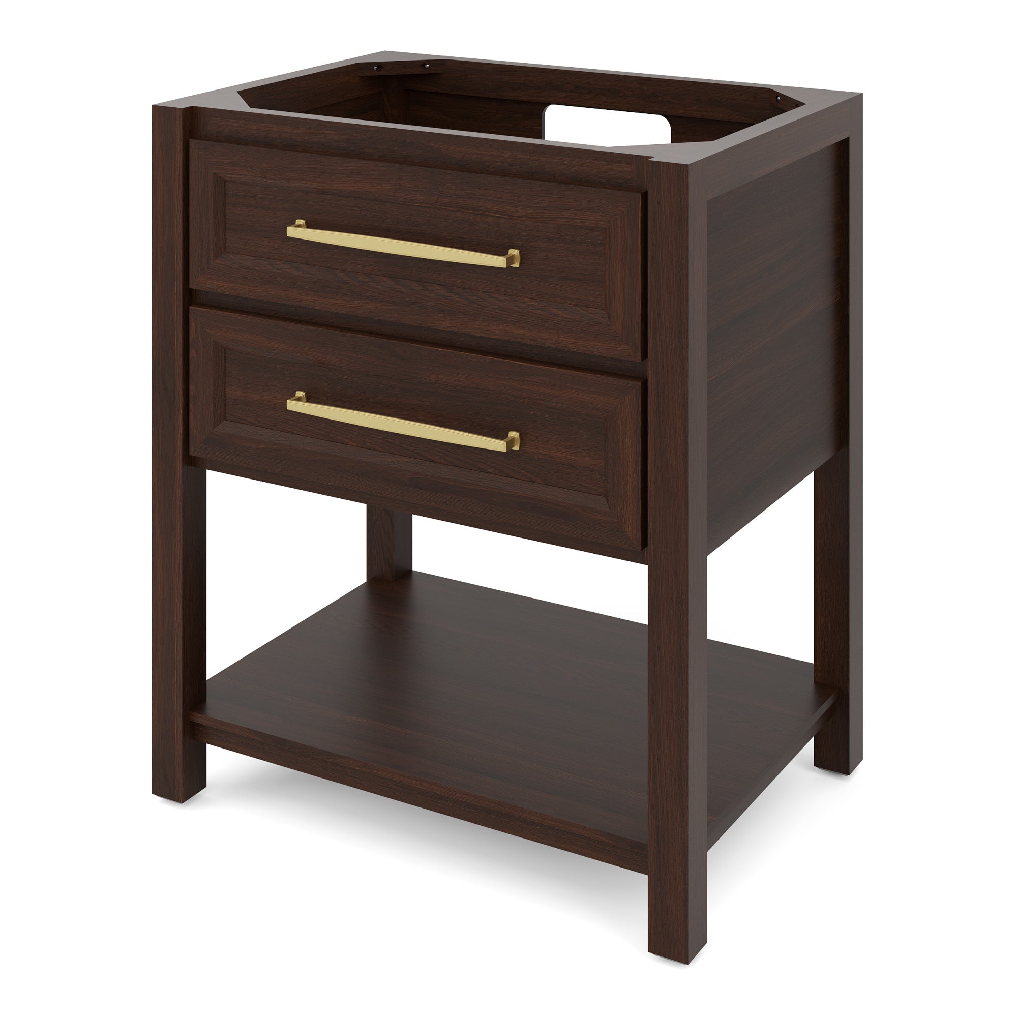 30" Kipling Vanity – Dark Walnut