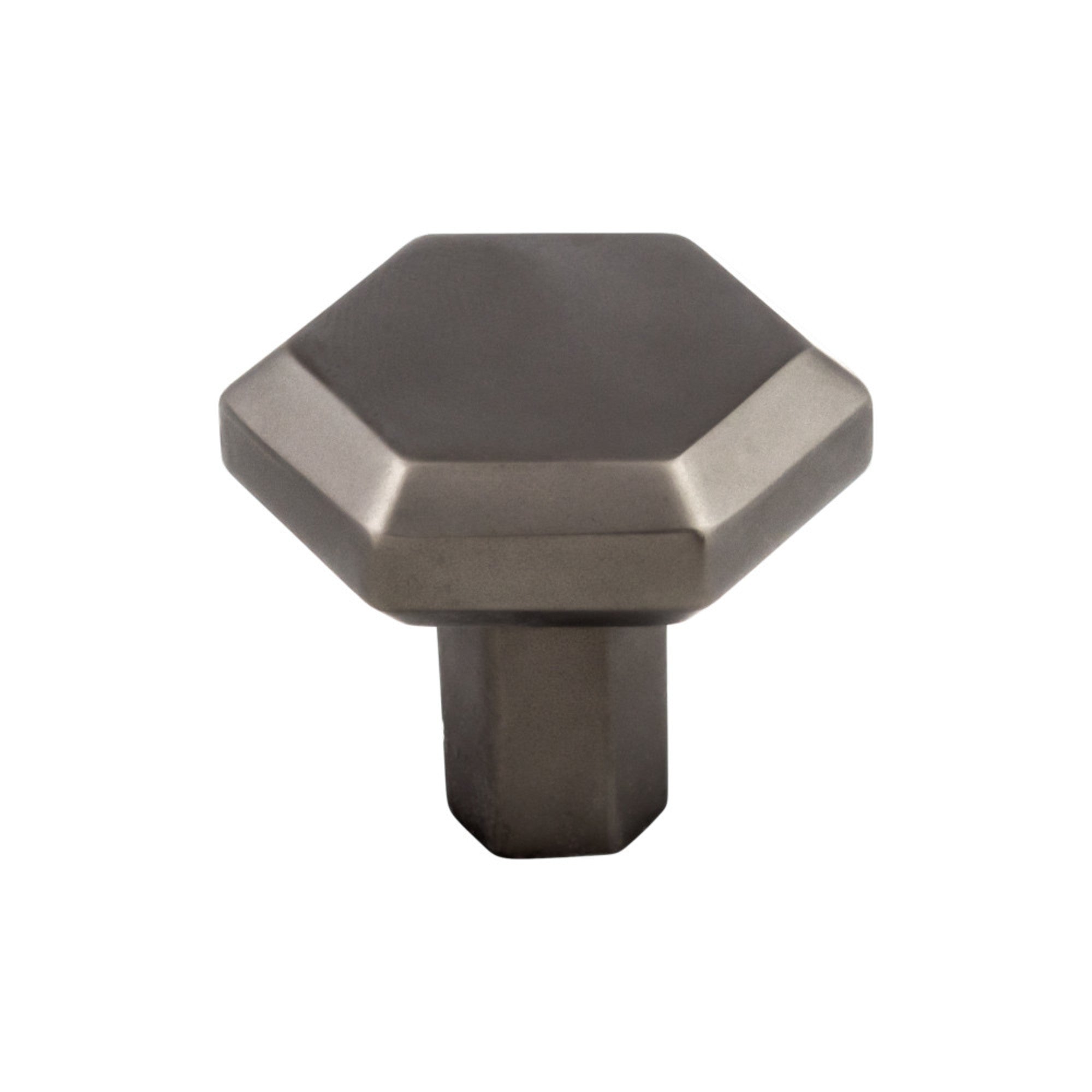 Lydia Square Knob - Ash Gray