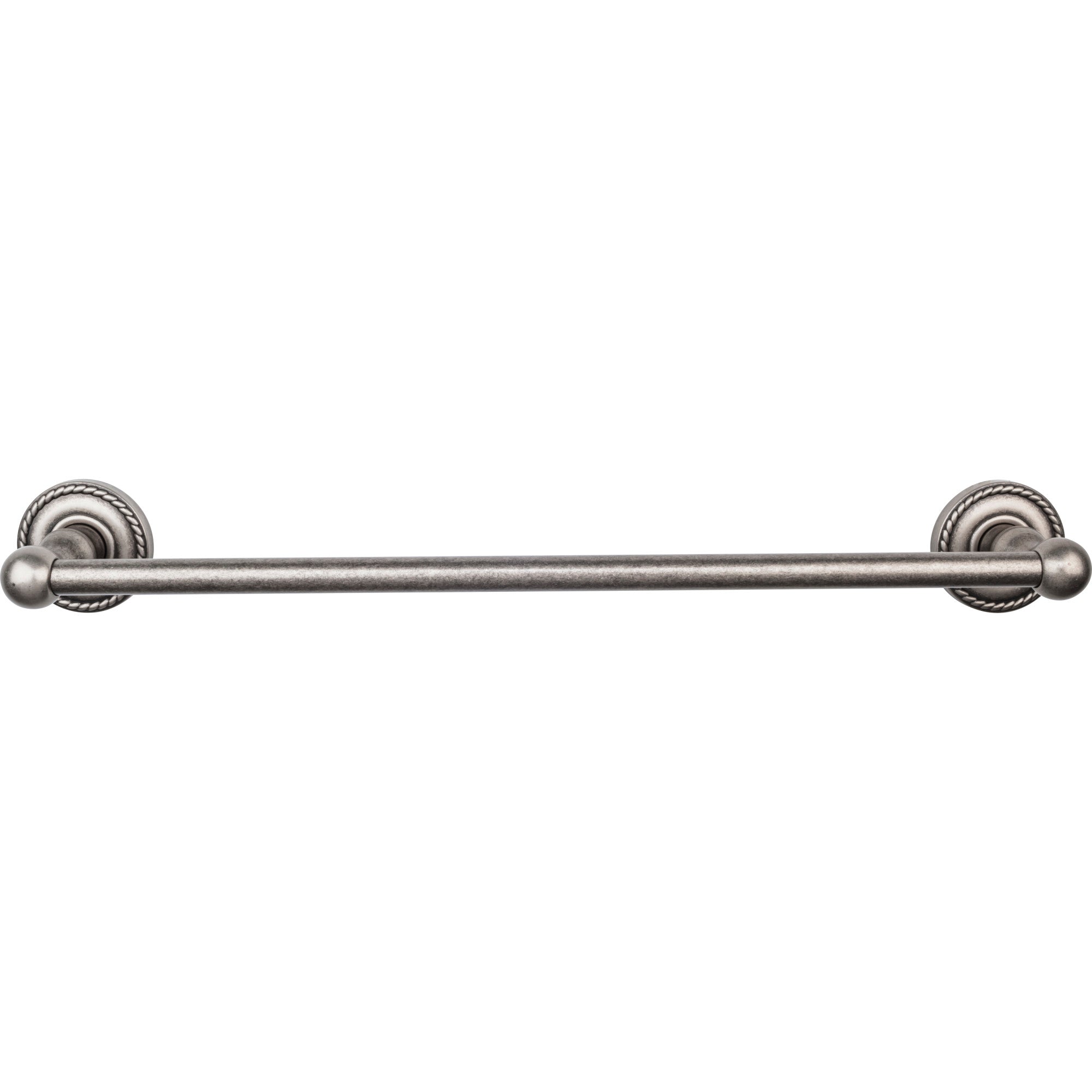 TOP BATH (R) Edwardian Bath Single 20 1/2" Wall Mounted  Towel Bar - Antique Pewter
