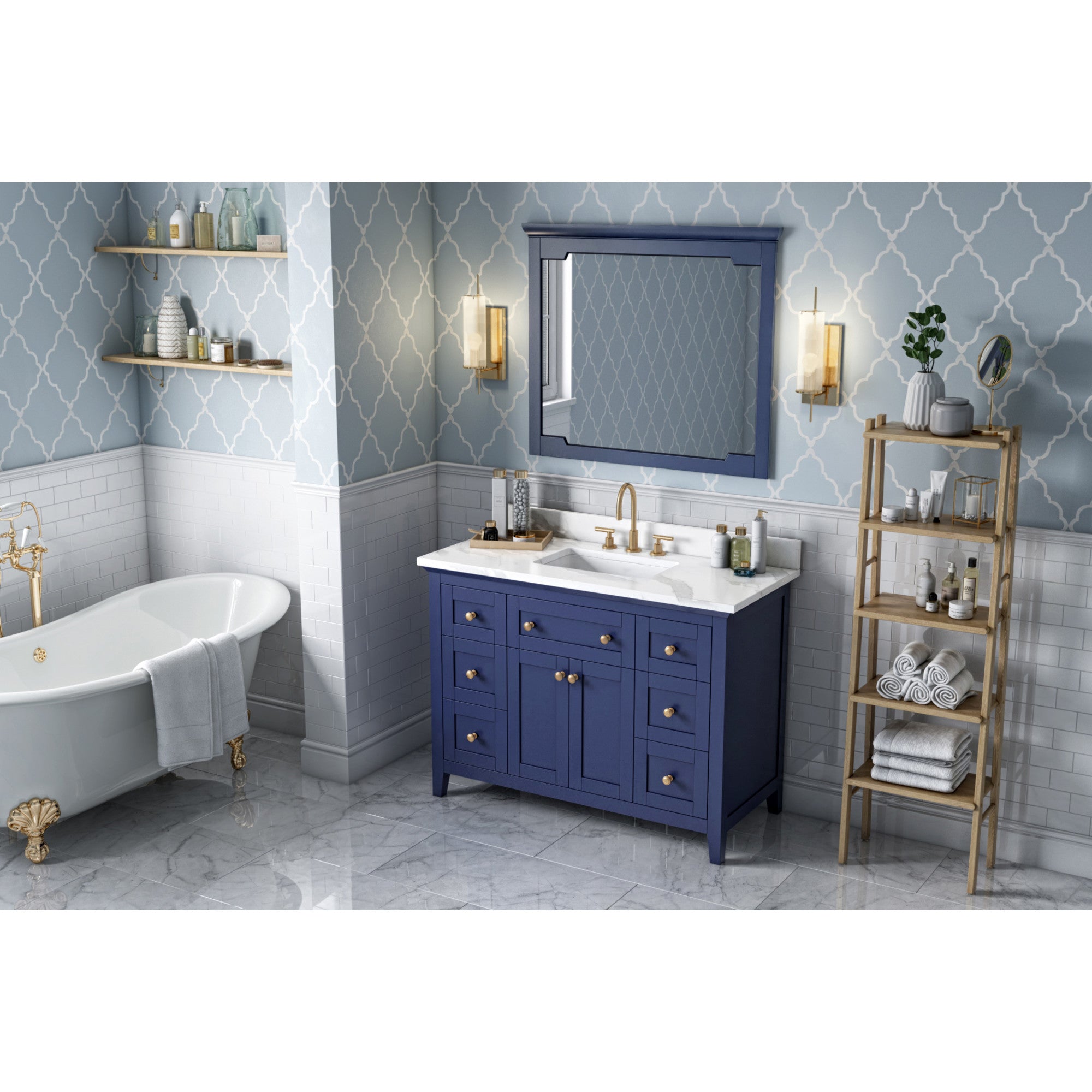 48" Chatham Vanity – Hale Blue