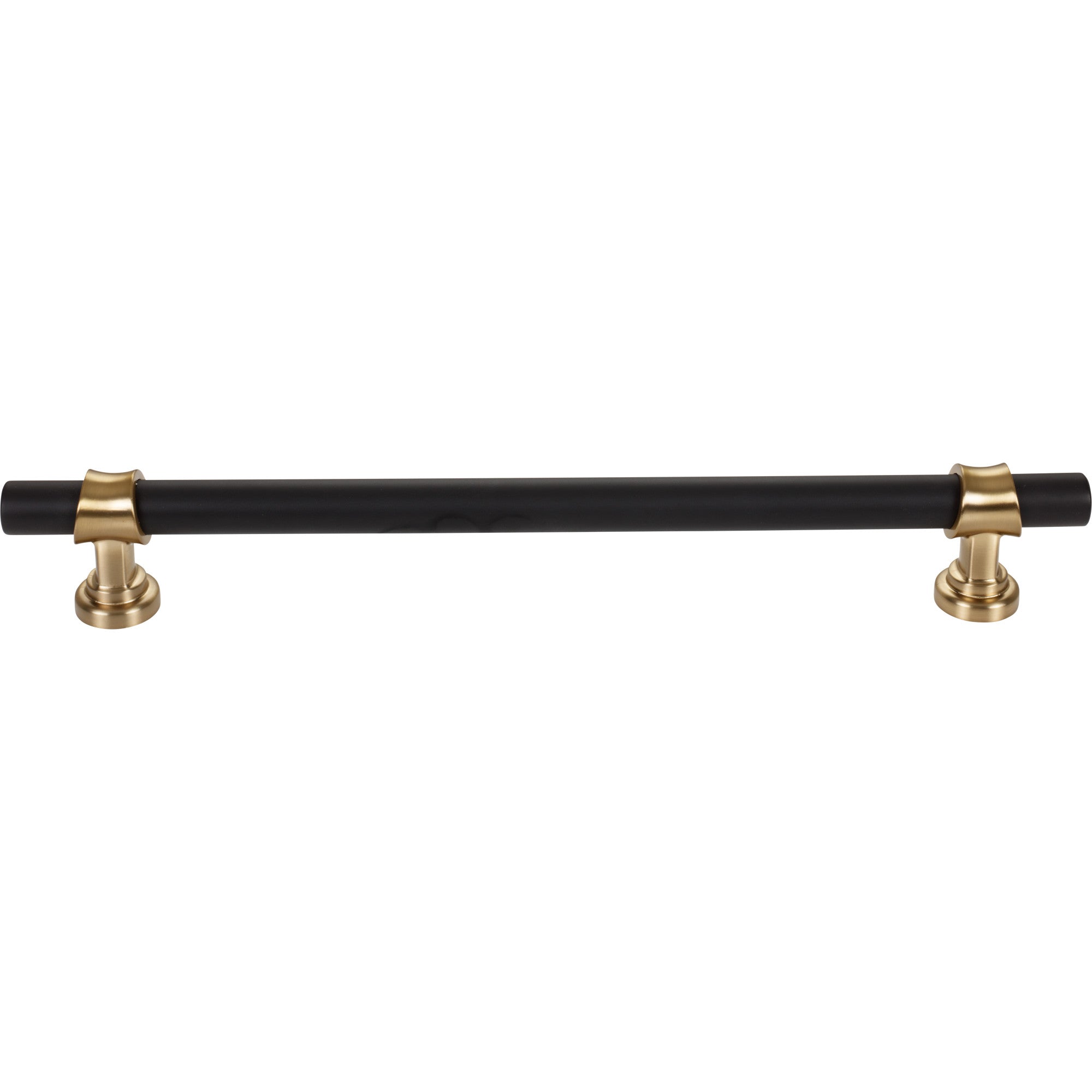 Bit Bar Pull - Flat Black and Honey Bronze