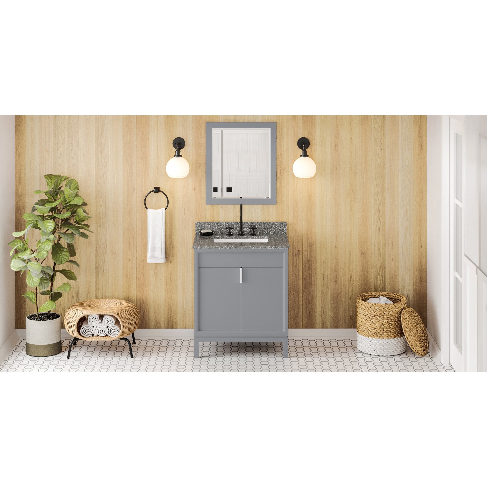 30" Theodora Vanity – Grey