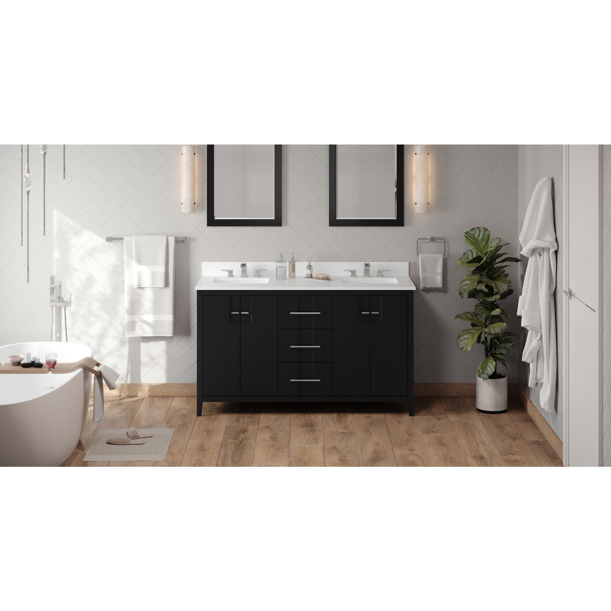 60" Katara Vanity – Double Bowl