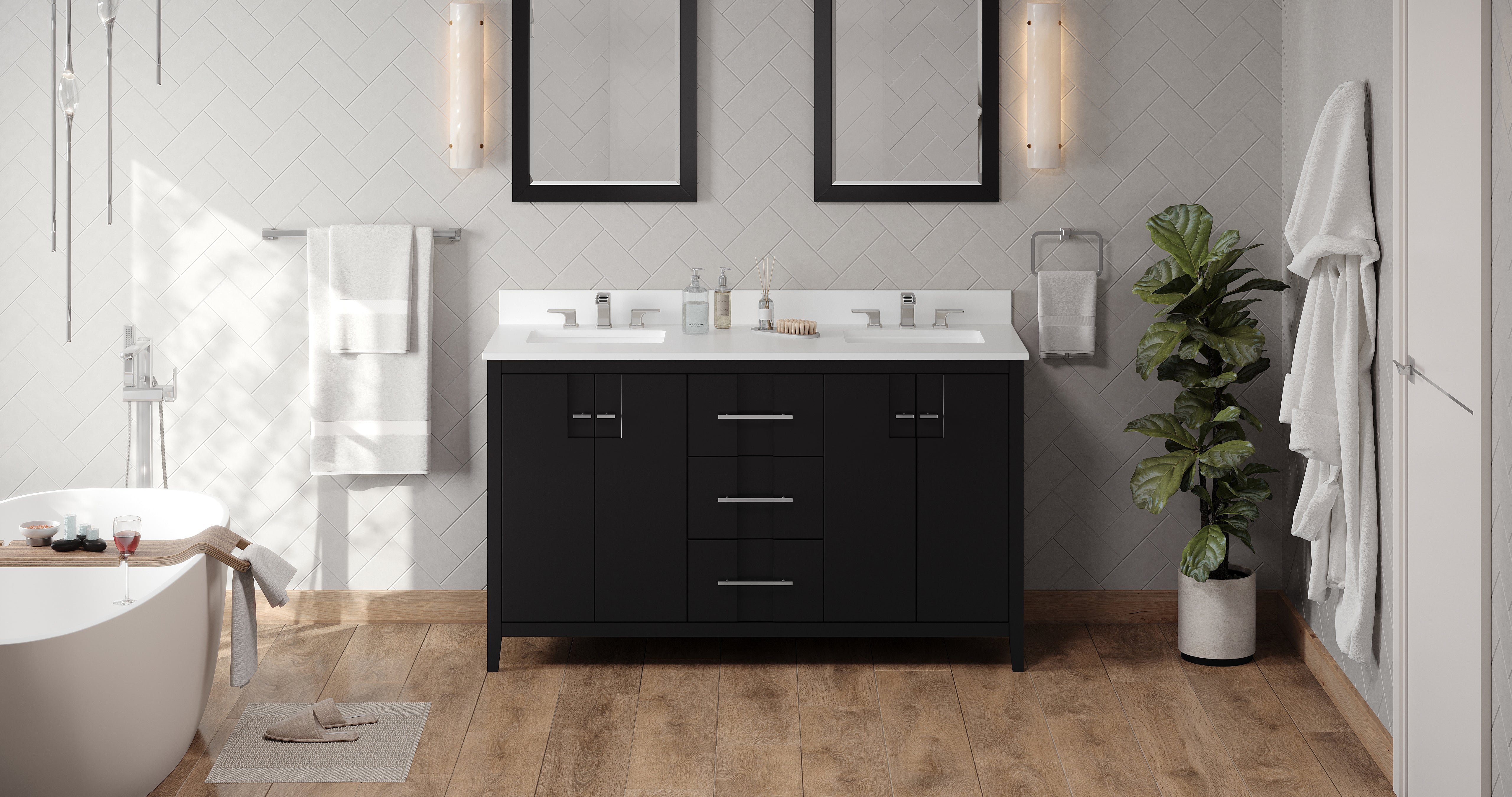60" Katara Vanity – Double Bowl