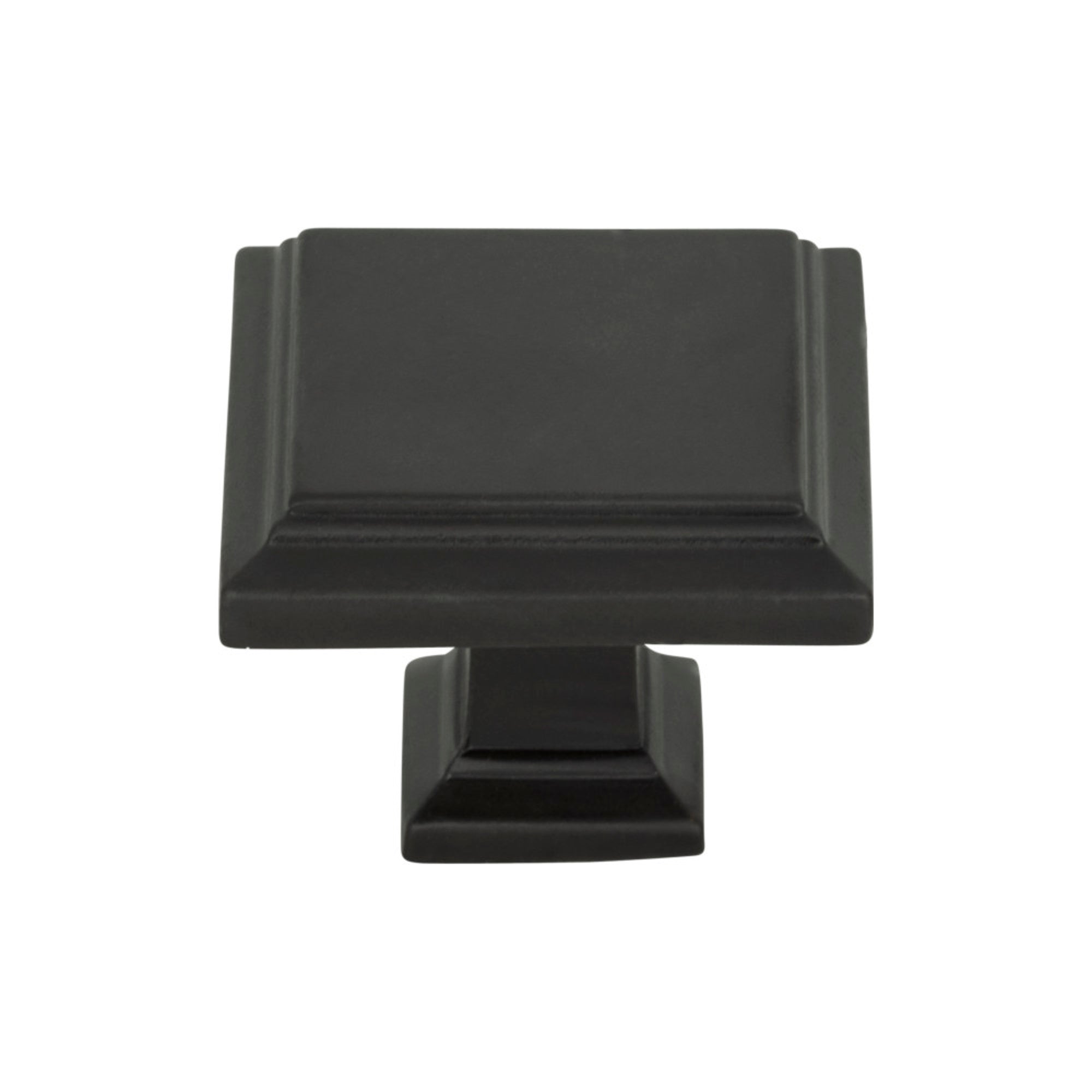 Sutton Place Square Knob - Modern Bronze