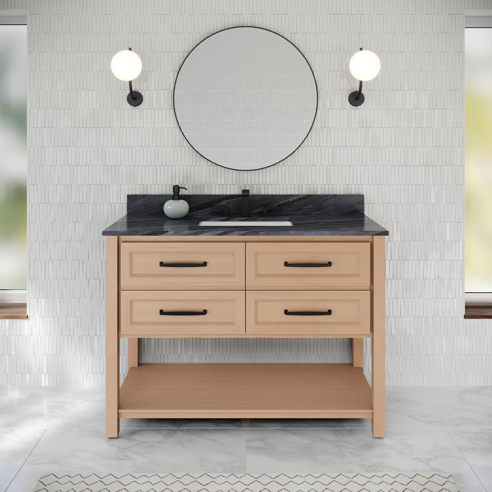 48" Kipling Vanity – Natural Oak