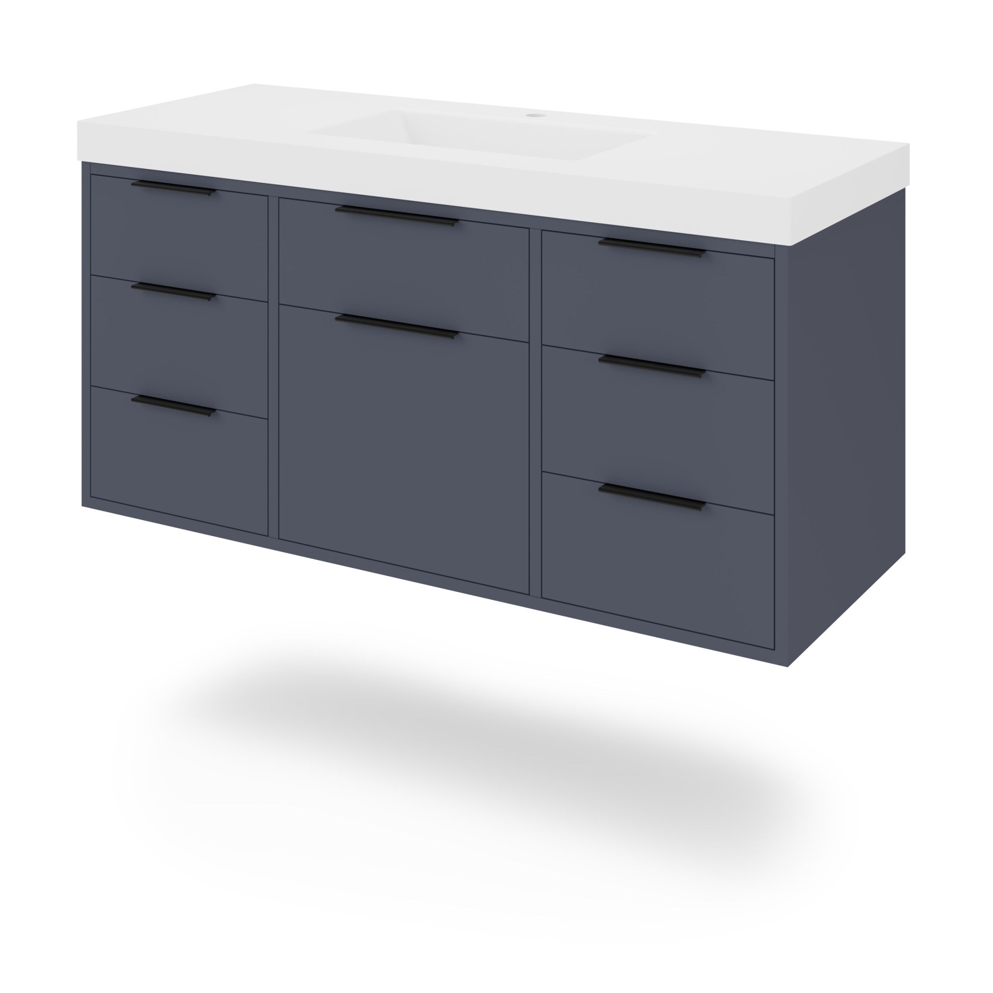 48" Gardner Vanity – Blue Steel