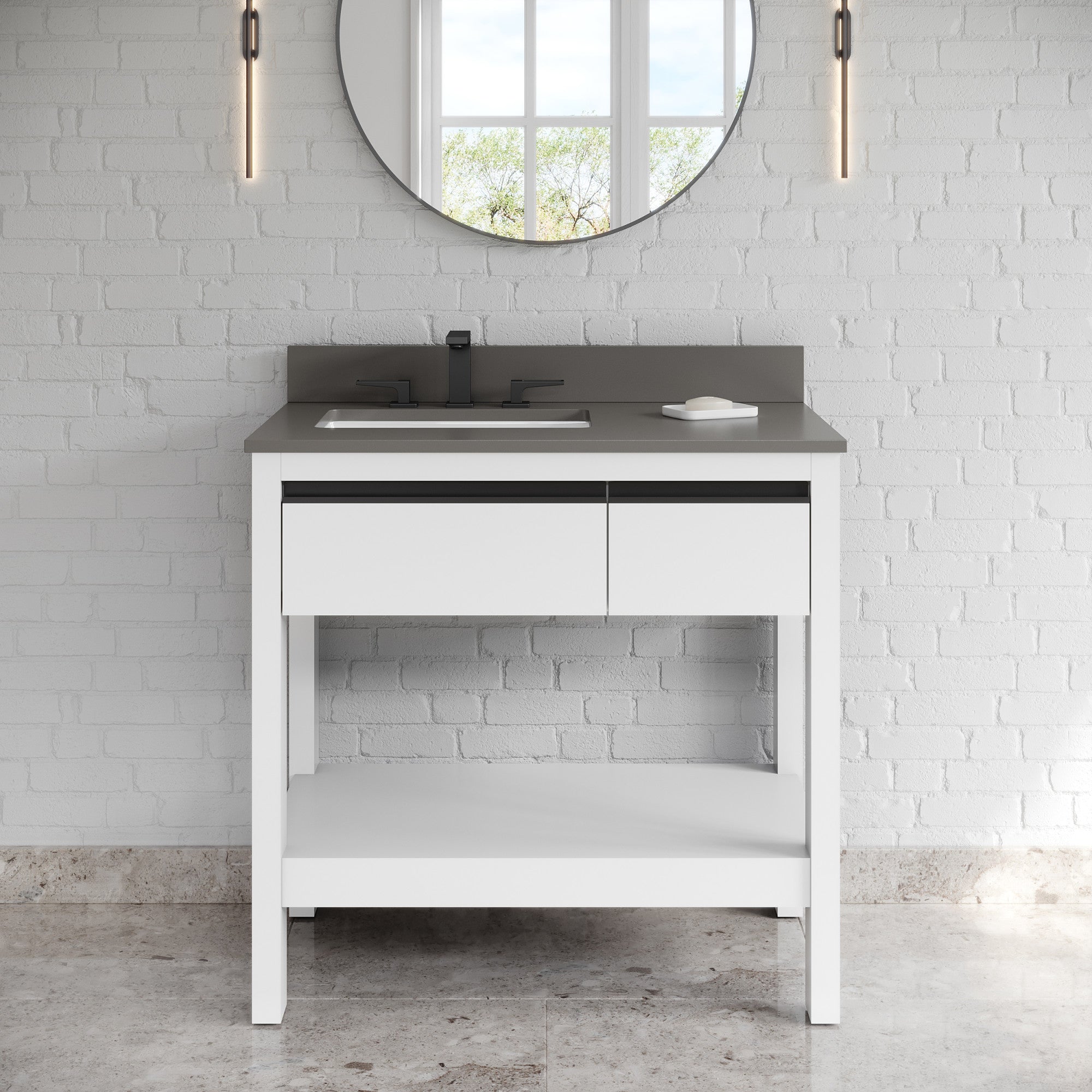 36" Jubilee Vanity – White