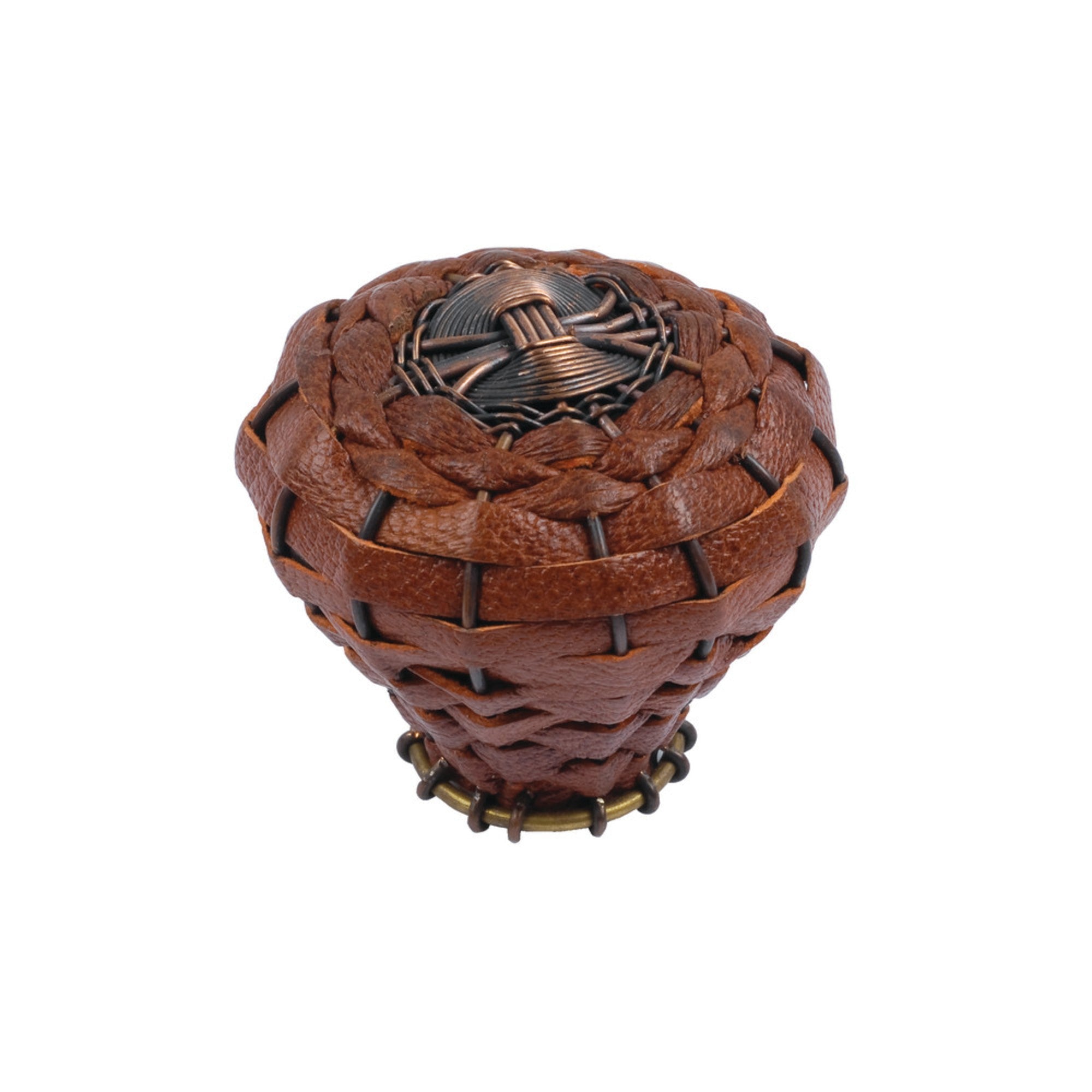 Hamptons Round Knob - Aged Bronze