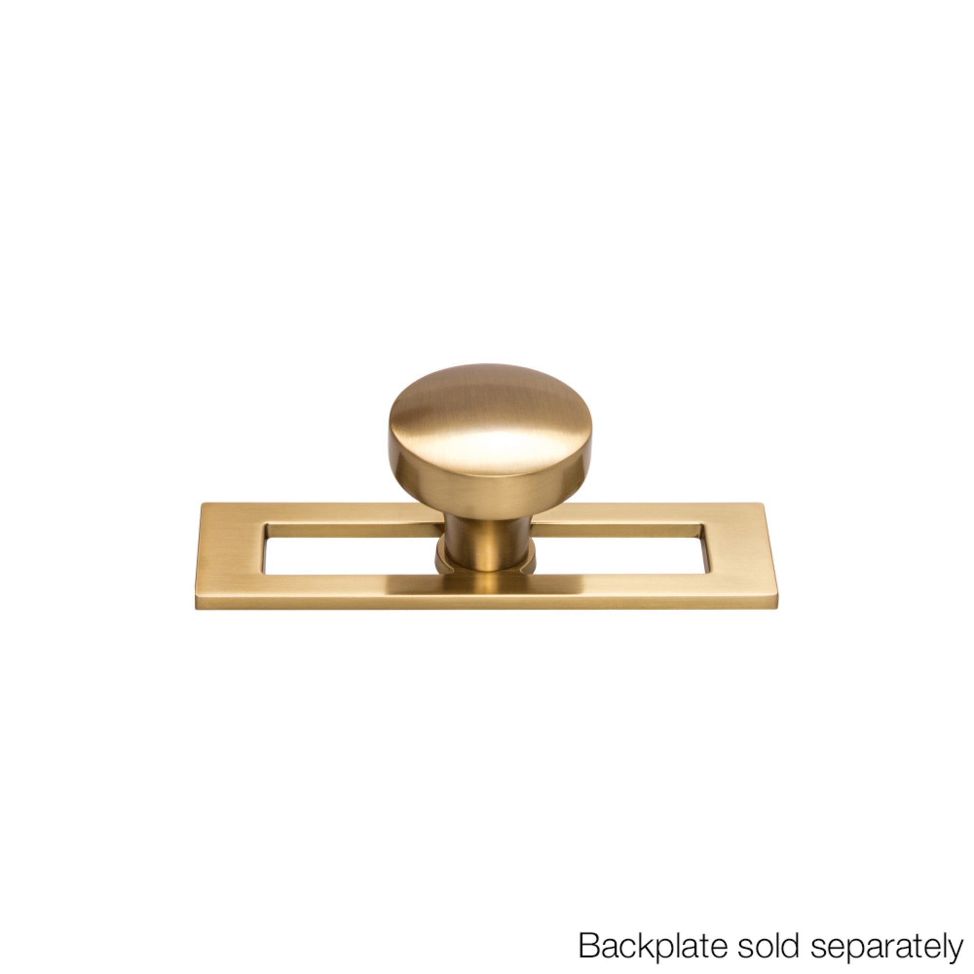 Kinney 1 1/2" Diameter Round Knob - Honey Bronze