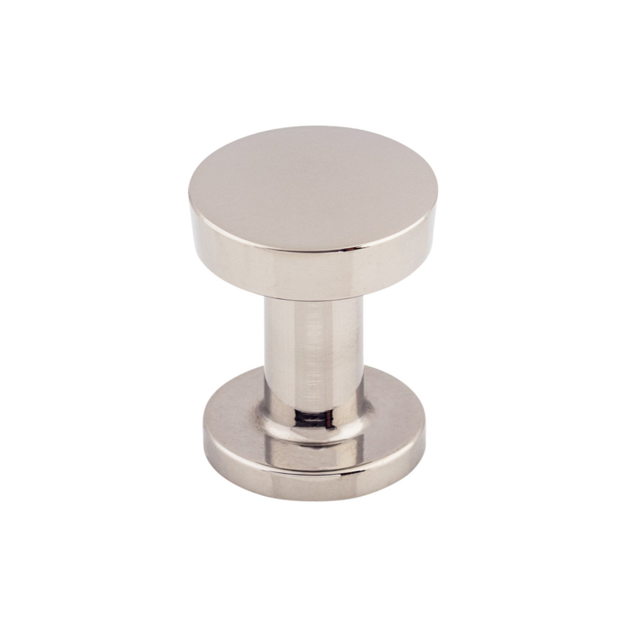 Spool 13/16" Diameter Round Knob - Polished Stainless Steel