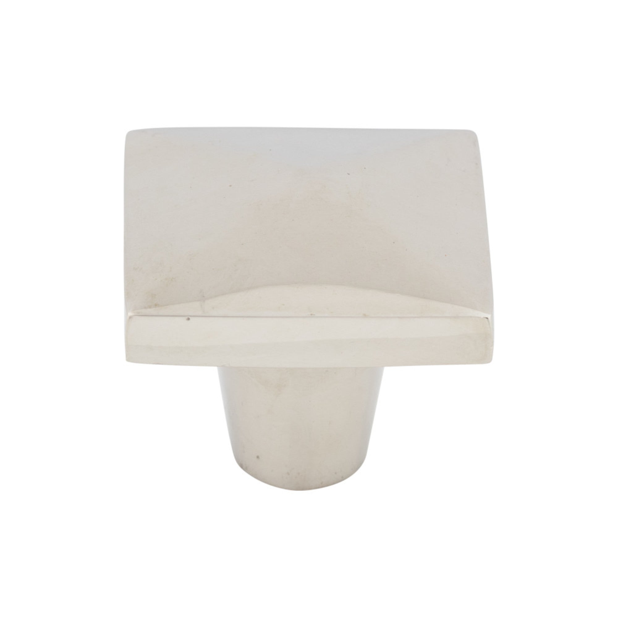 Aspen II Square Knob - Polished Nickel