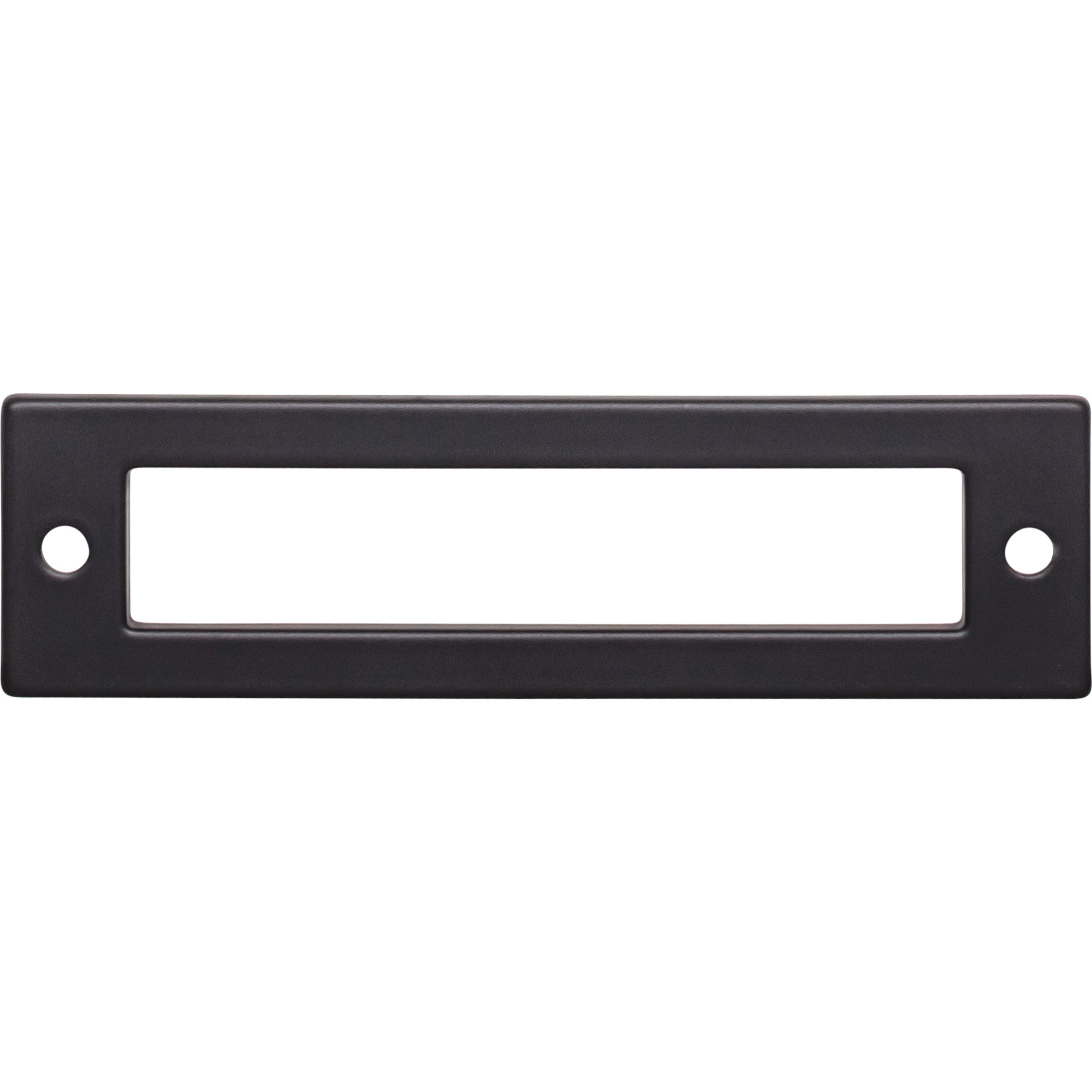 Hollin 3 3/4" Center to Center Pull Backplate - Flat Black