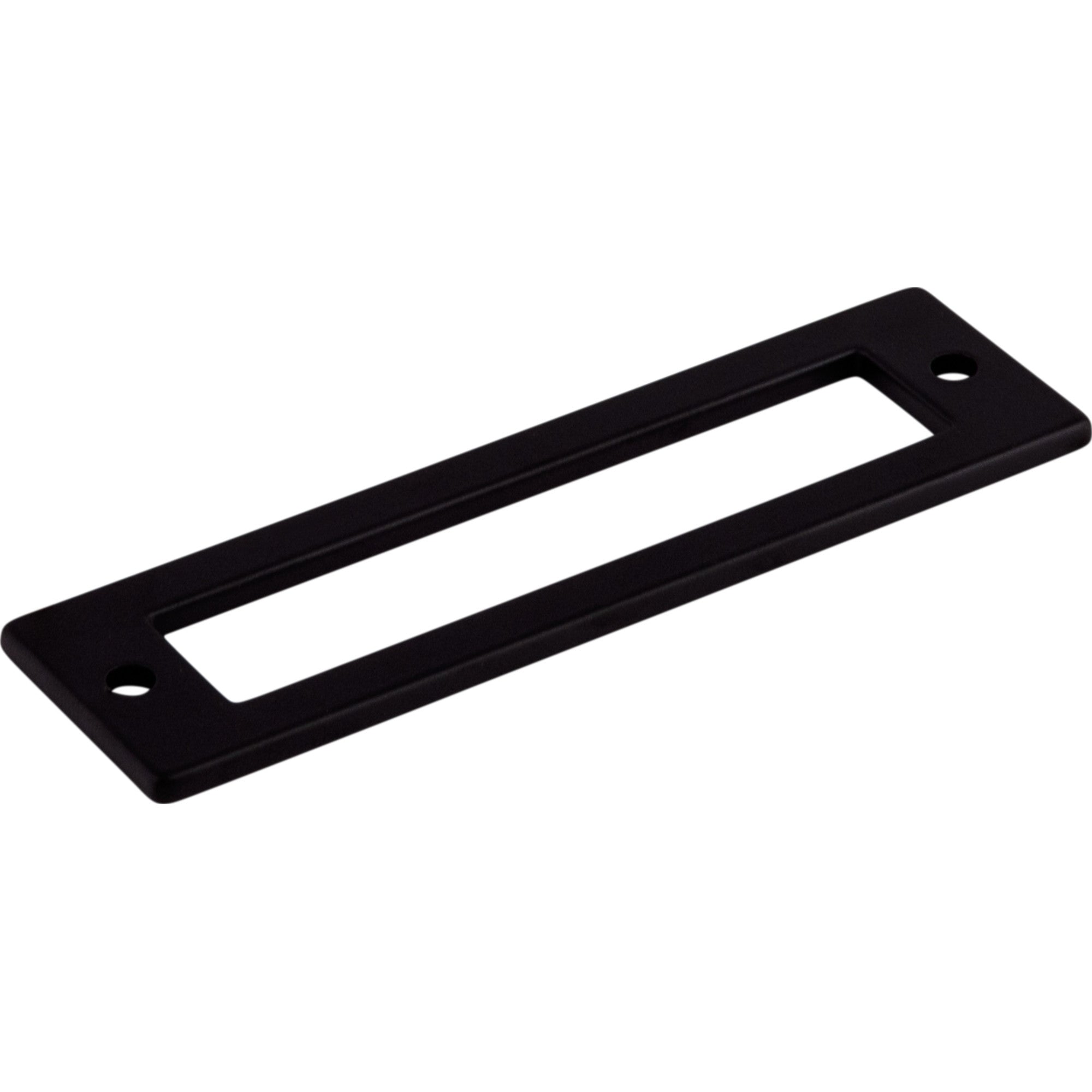 Hollin 3 3/4" Center to Center Pull Backplate - Flat Black