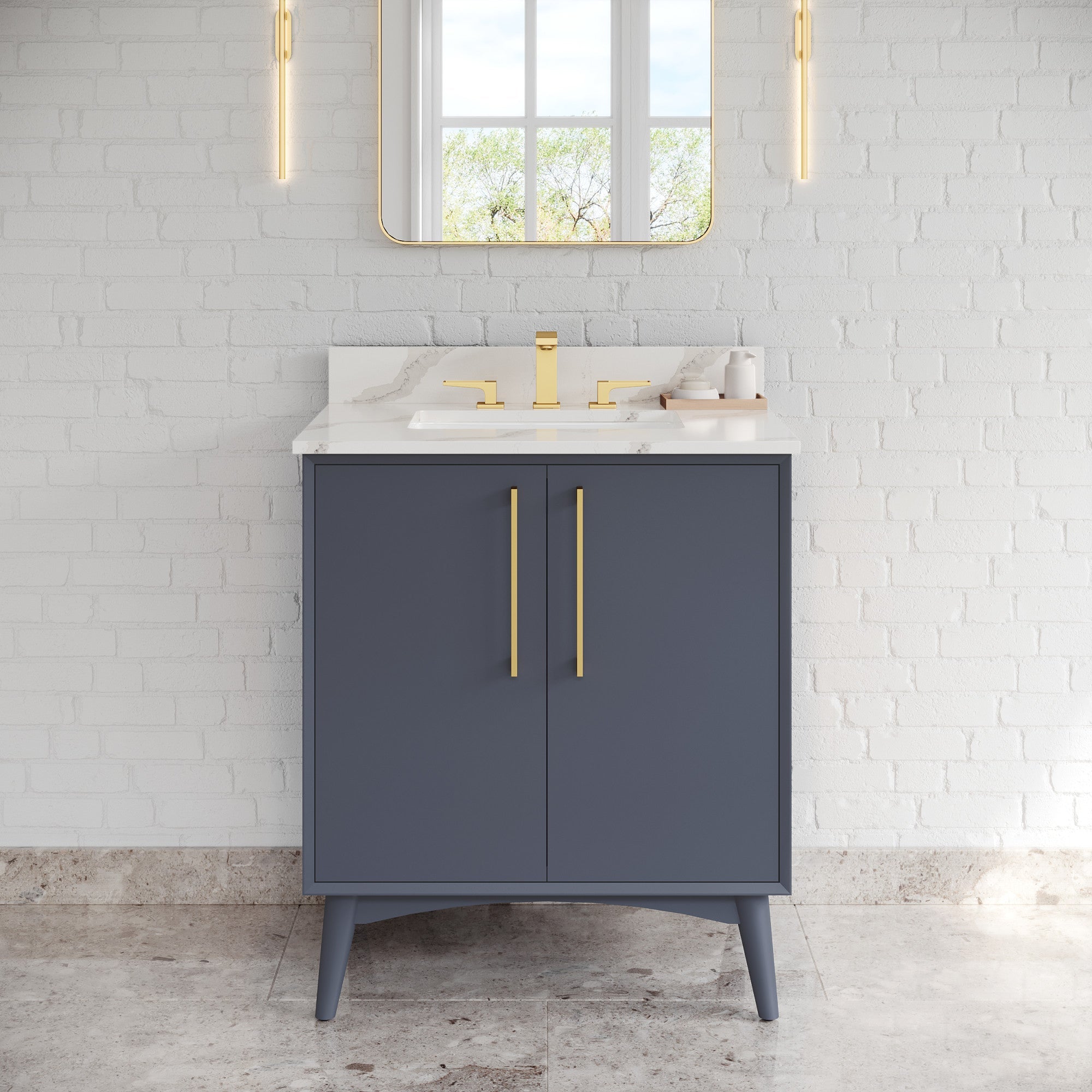 30" Dashwood Vanity – Blue Steel
