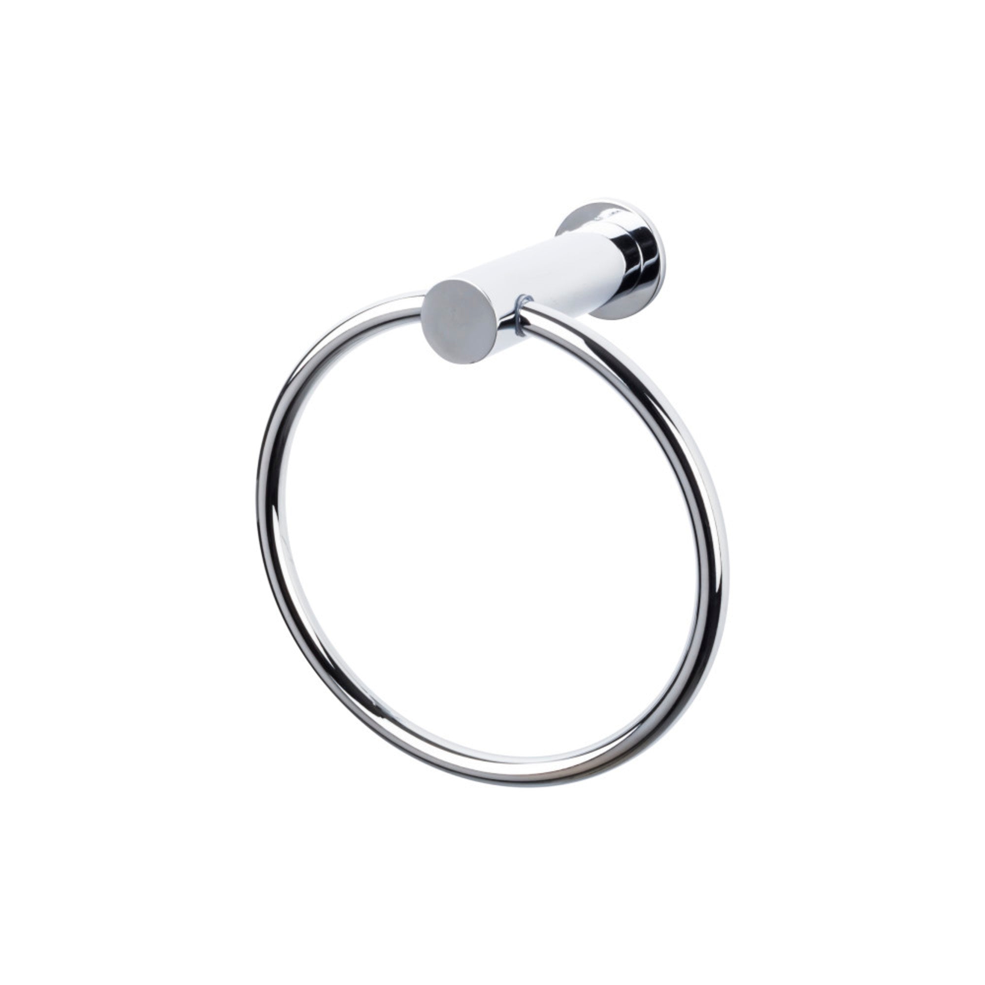 TOP BATH (R) Hopewell Bath  Towel Ring - Polished Chrome
