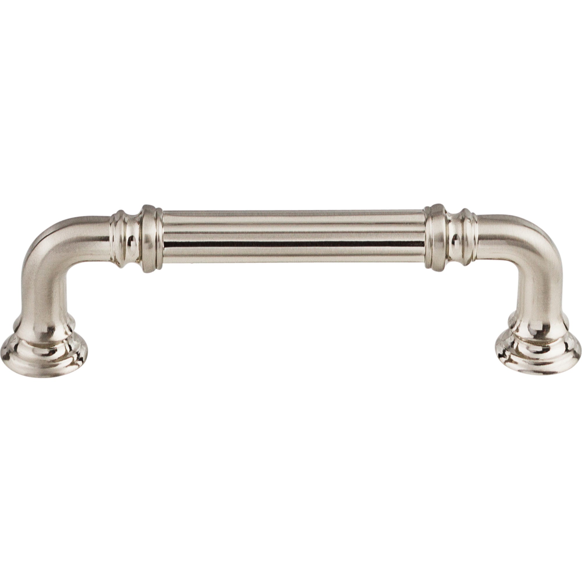 Reeded Bar Pull - Brushed Satin Nickel