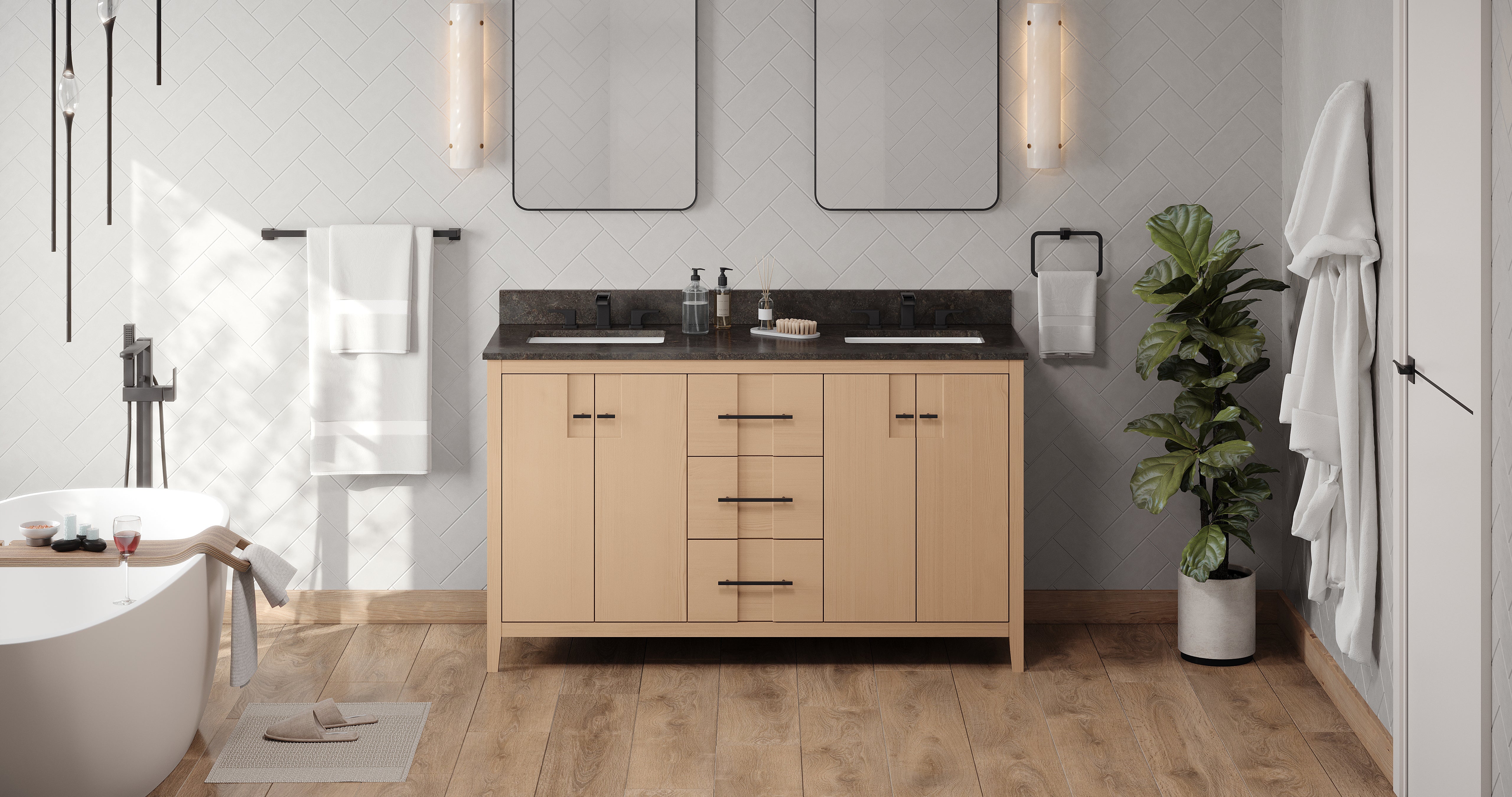 60" Katara Vanity – Double Bowl