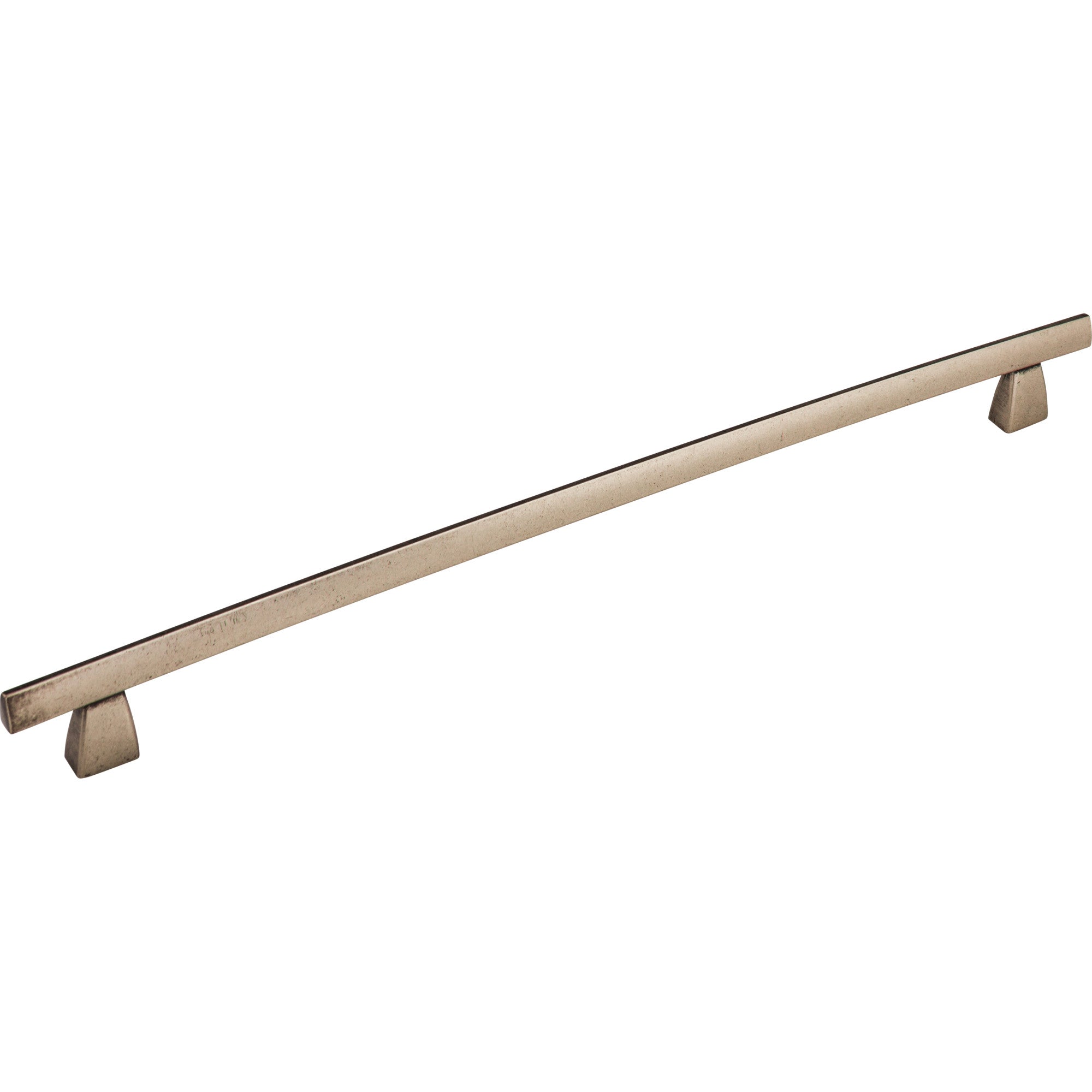 Arched 12" Center to Center Bar Pull - Pewter Antique