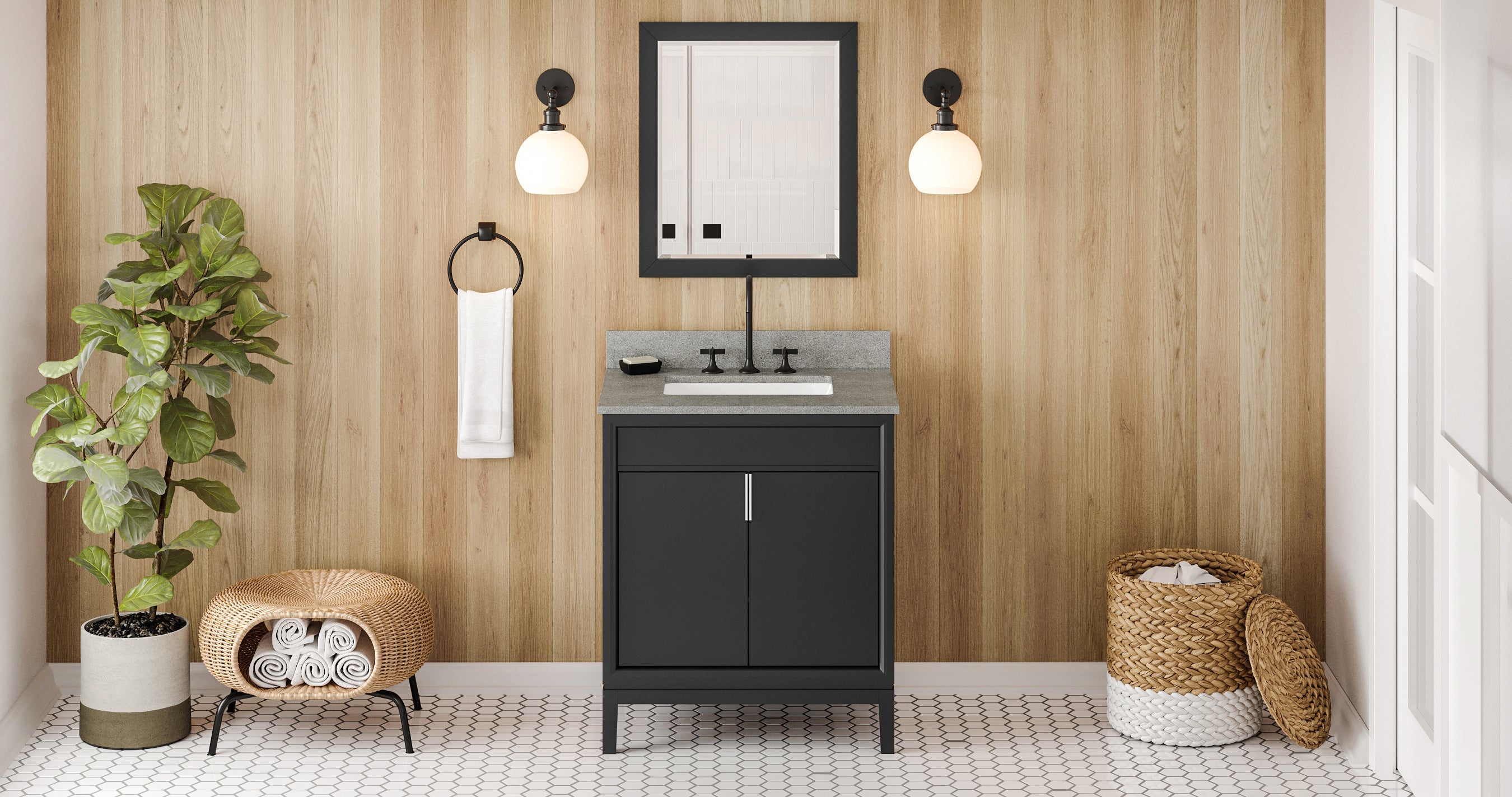 30" Theodora Vanity – Black