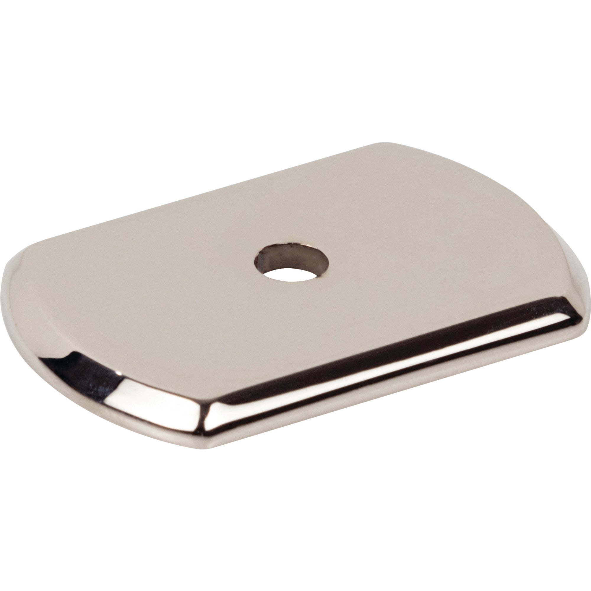 Wescott Knob Backplate - Polished Nickel