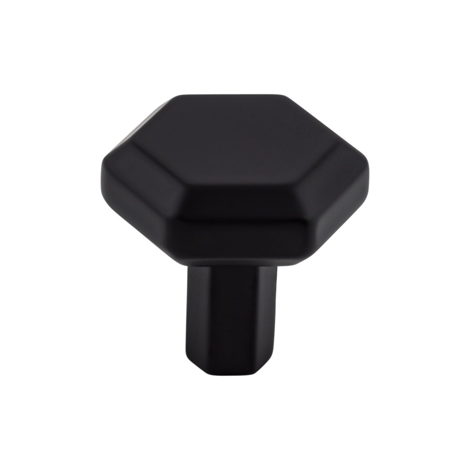 Lydia Square Knob - Flat Black